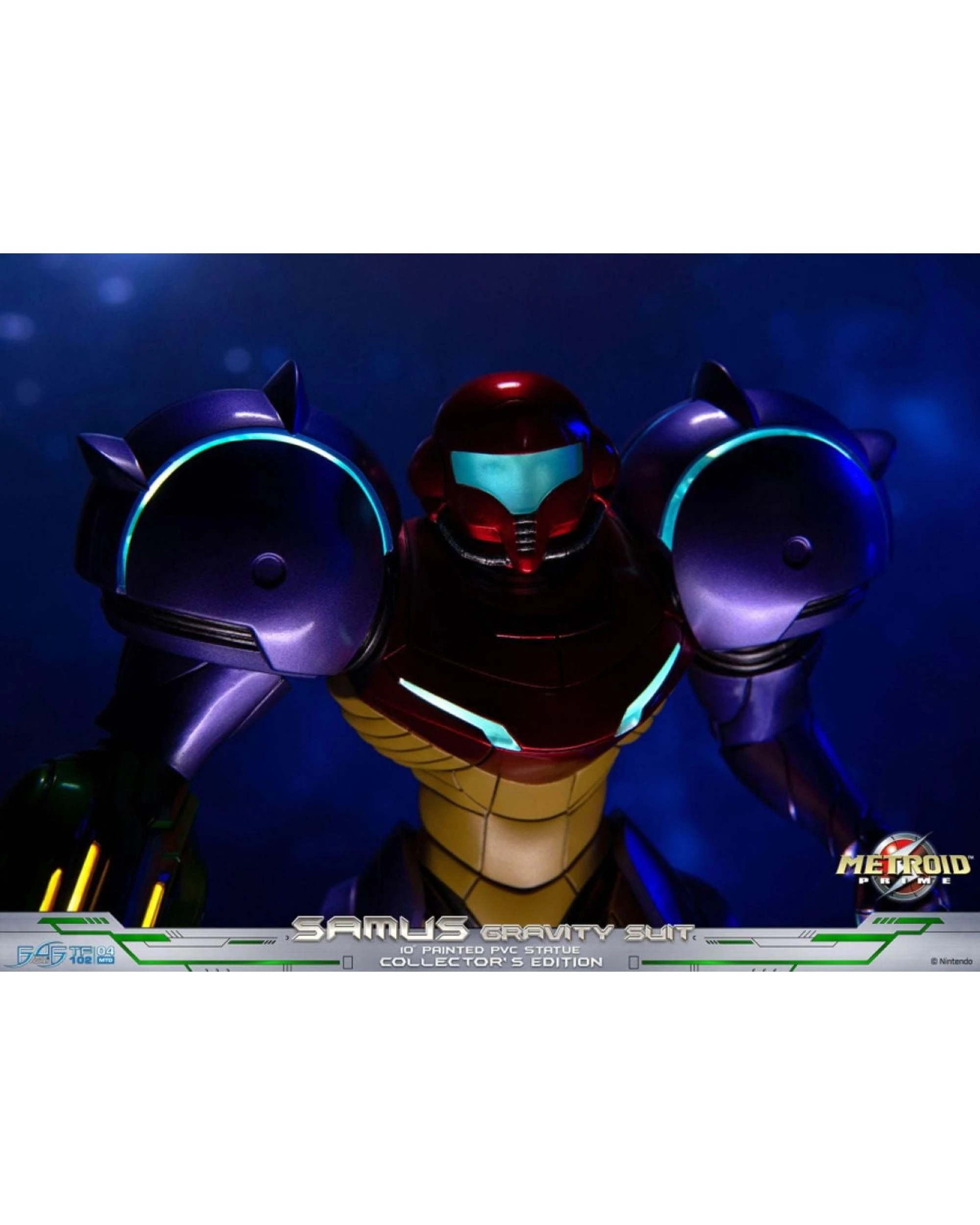 6 Metroid Prime Samus Gravity Suit PVC Statue Collector's Edition, 6 of 10