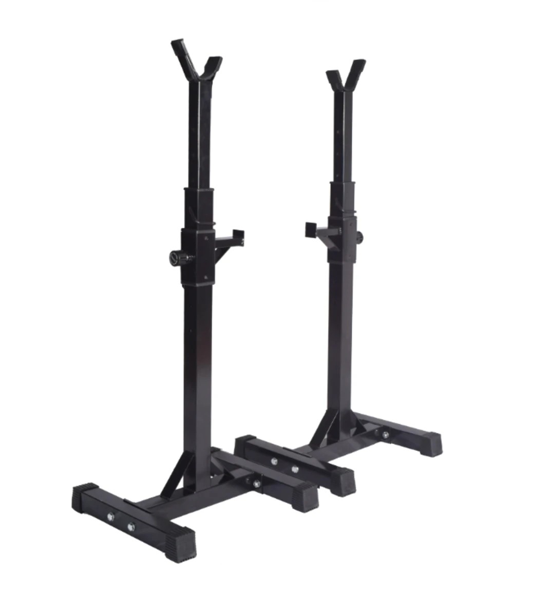 9 Fitness Master 2 Pack Squat Rack Stand Bench Press Weight Lifting Barbell Gym, 9 of 9