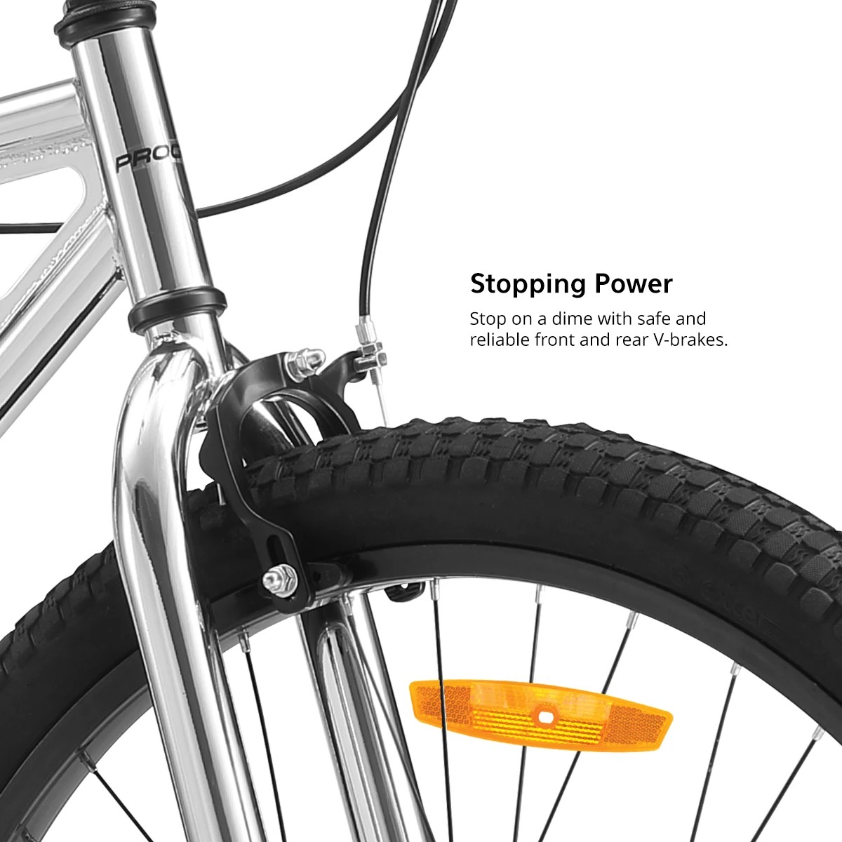 3 Progear Classic 26" BMX in Metallic Chrome, 3 of 7