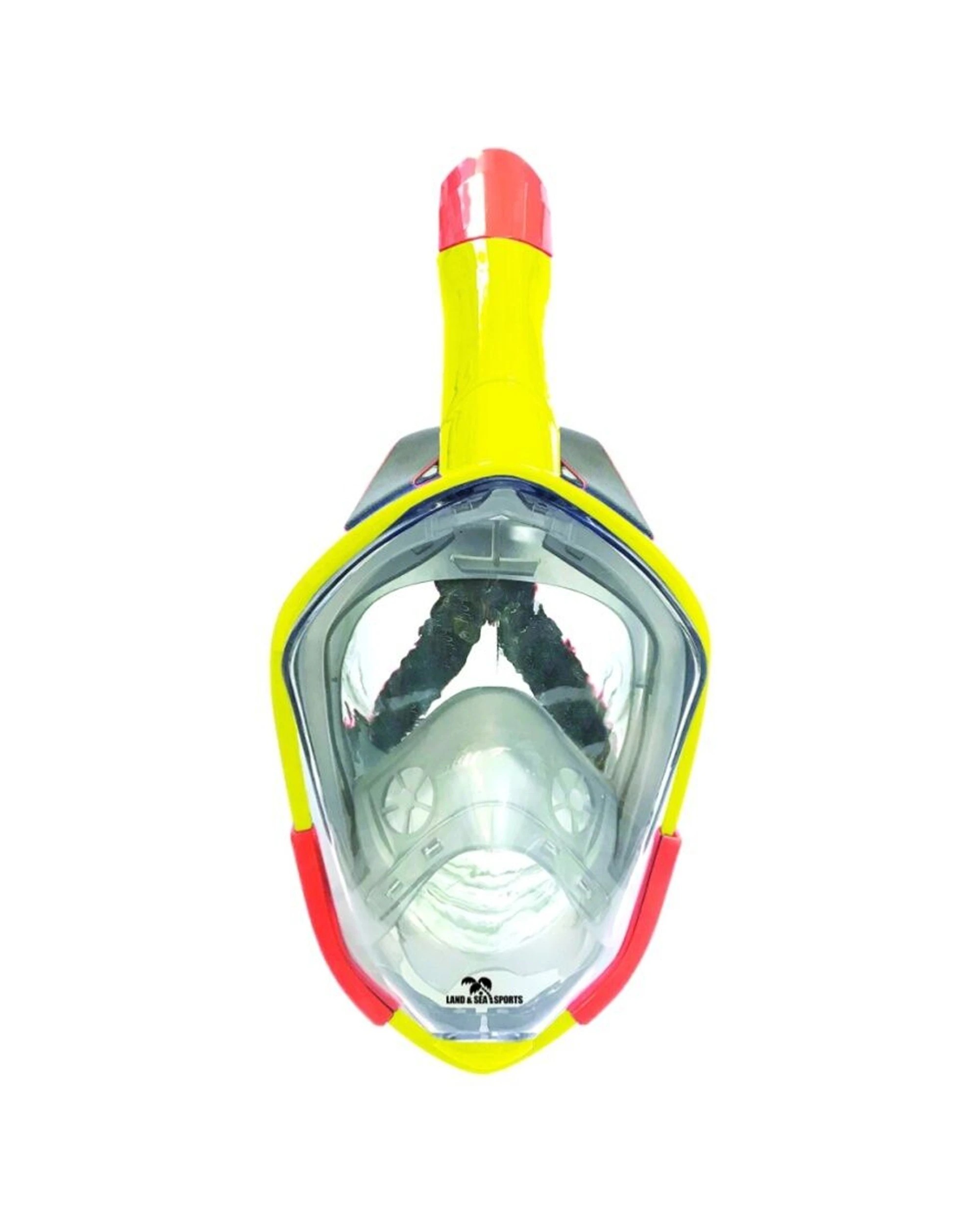 1 Land & Sea Sports Orpheus Full Snorkelling Face Mask Junior/Kids - Yellow, 1 of 3