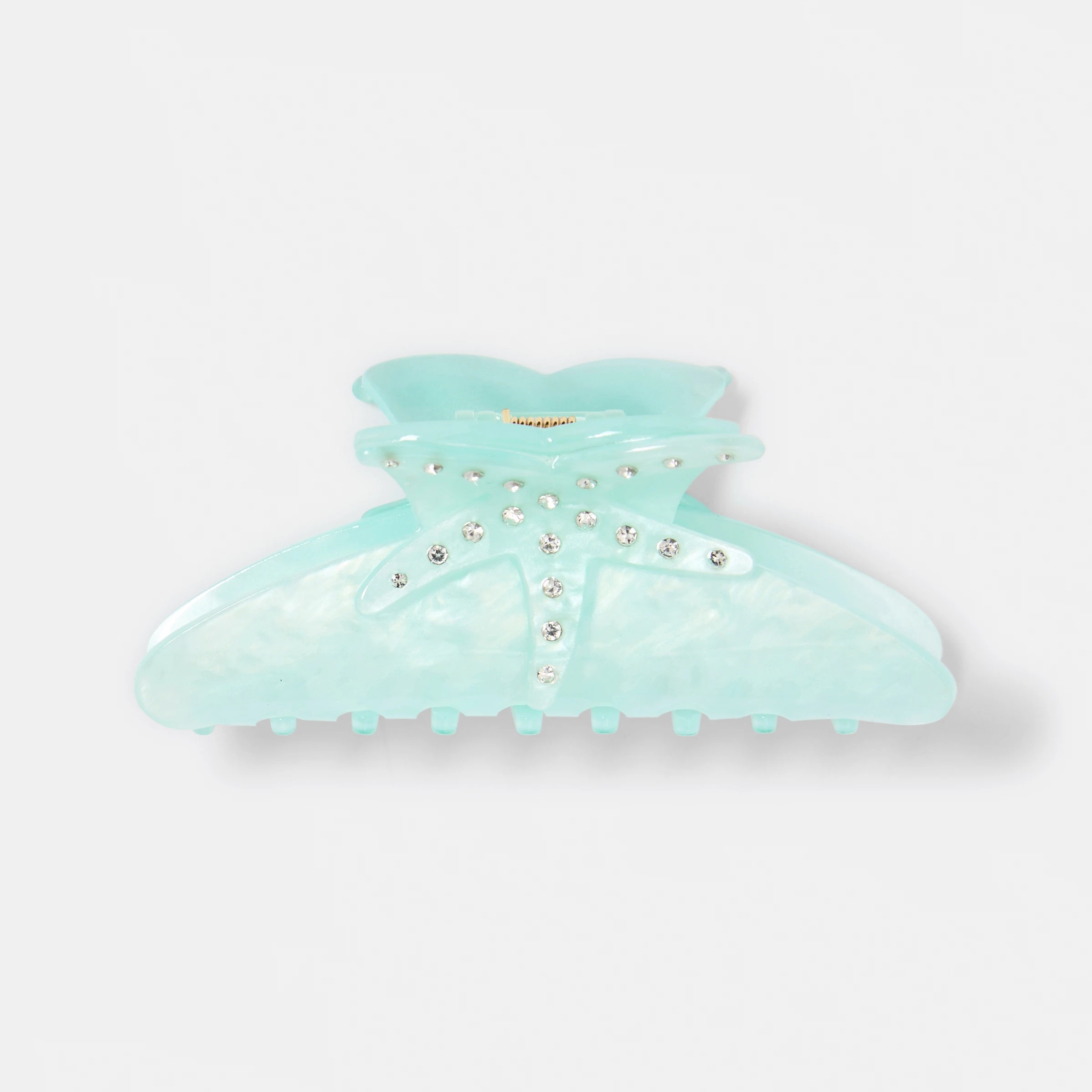 1 Blue Novelty Starfish Claw Hair Clip, 1 of 4