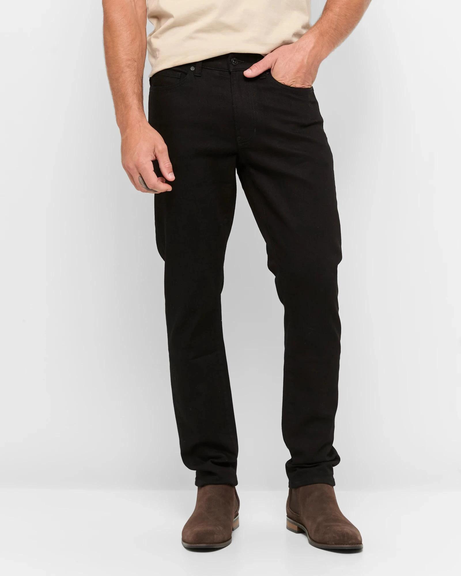 1 Target Man Slim Fit Denim Jeans STAY BLACK, 1 of 5