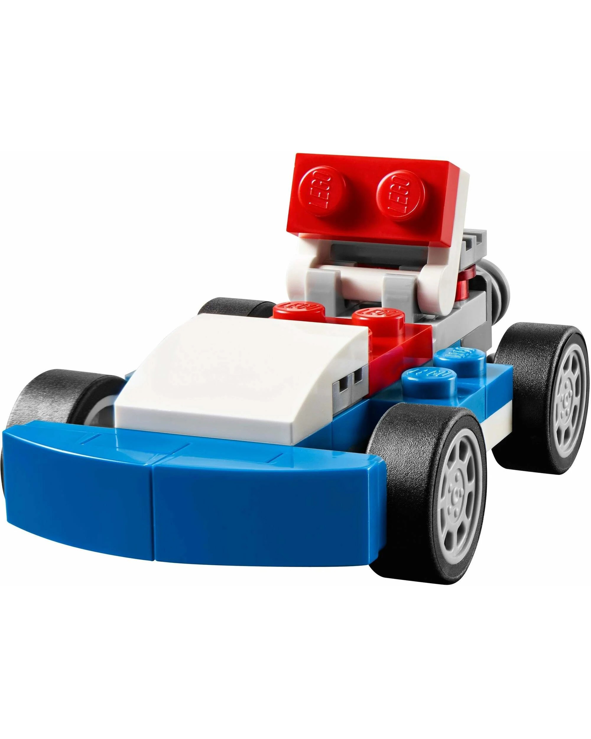 3 LEGO 31027 Blue Racer 3-in-1 Sports Car, Snowplow, Buggy, 3 of 5