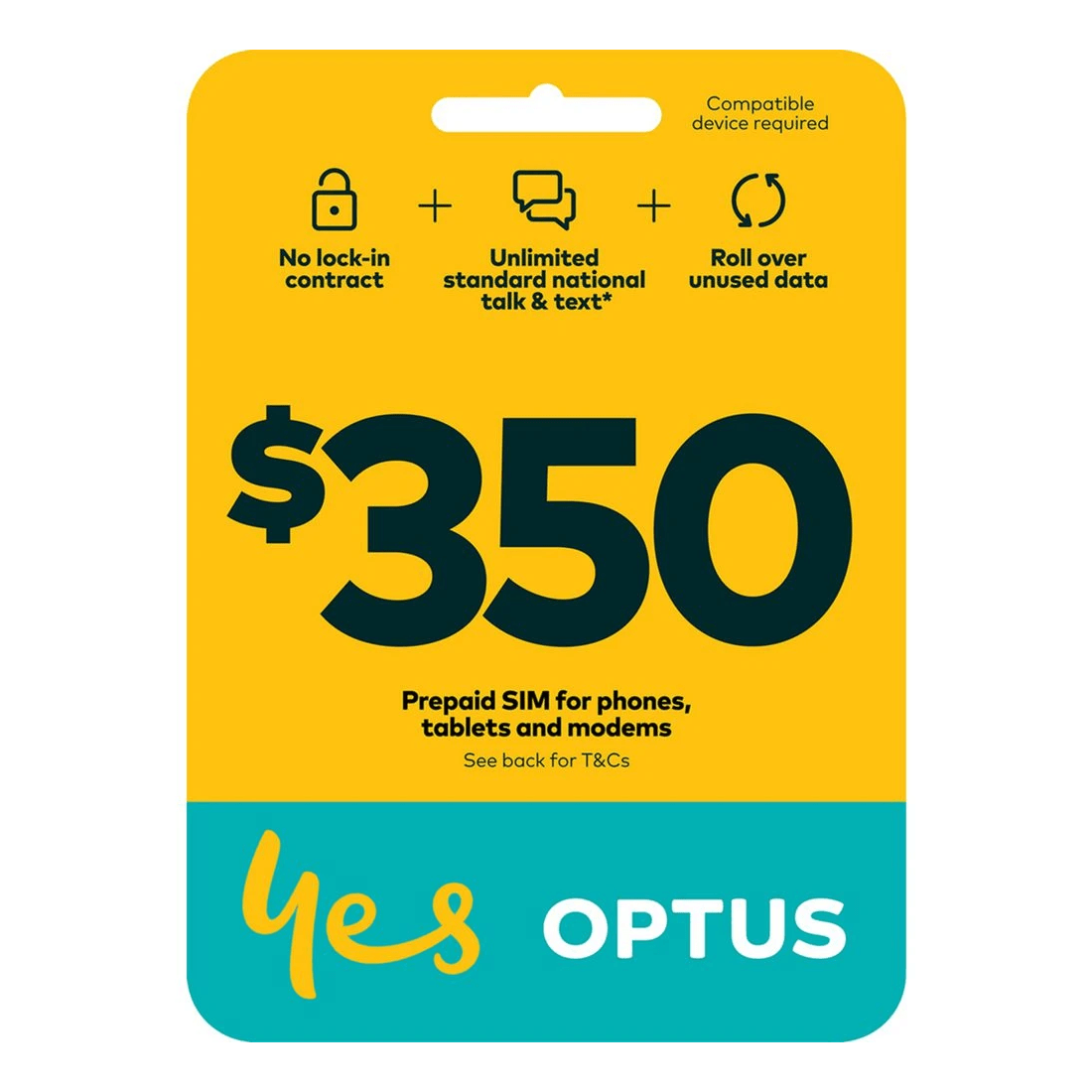 1 Optus $350 Voice 5G SIM Starter Kit, 1 of 1
