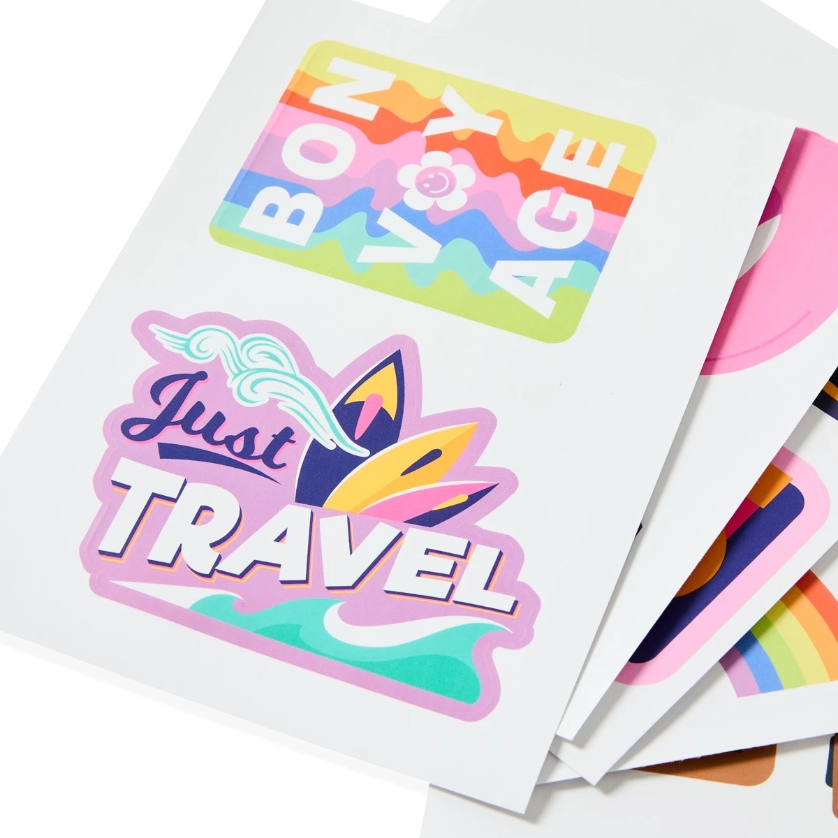 9 72cm Trunk Hard Case with Stickers - Silver Look, 9 of 10