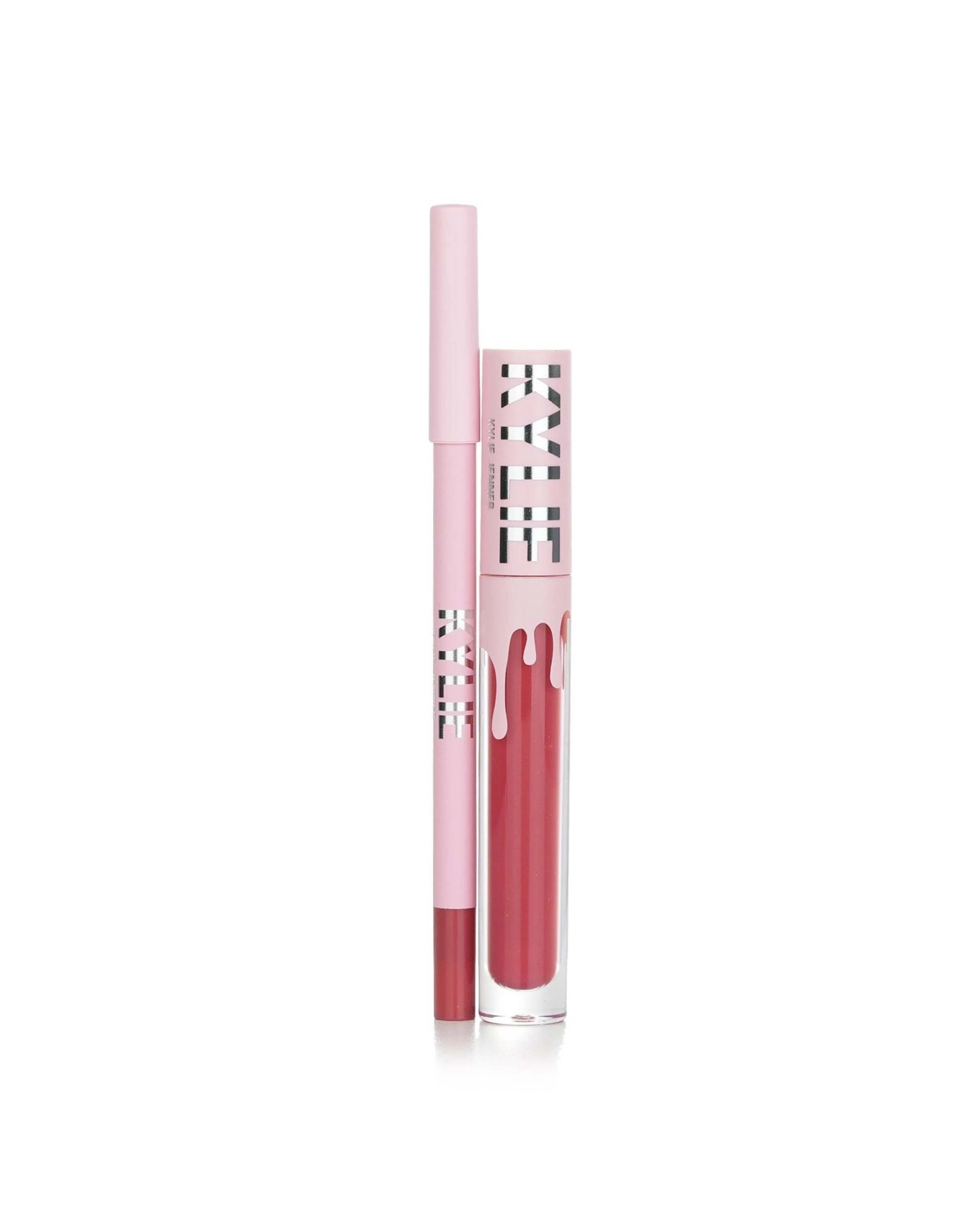 3 Kylie By Kylie Jenner Matte Lip Kit: Matte Liquid Lipstick 3ml + Lip Liner 1.1g - # 2pcs - 500 Kristen Matte, 3 of 9