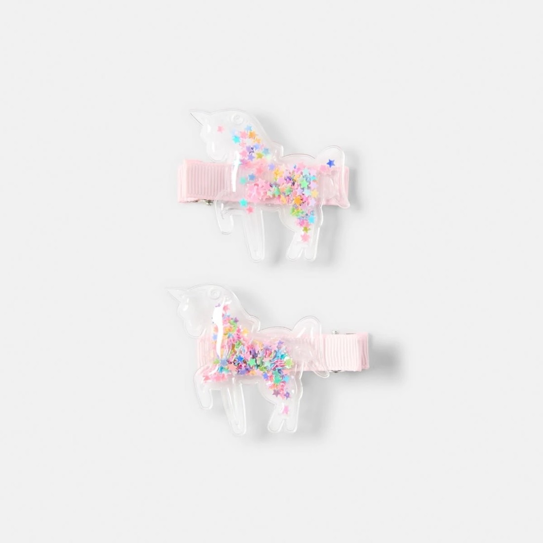 3 4 Pack Unicorn Shaker Hair Clips, 3 of 5