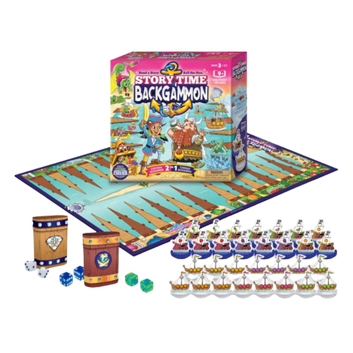 Thinking Cup Games Story Time Backgammon - Kmart