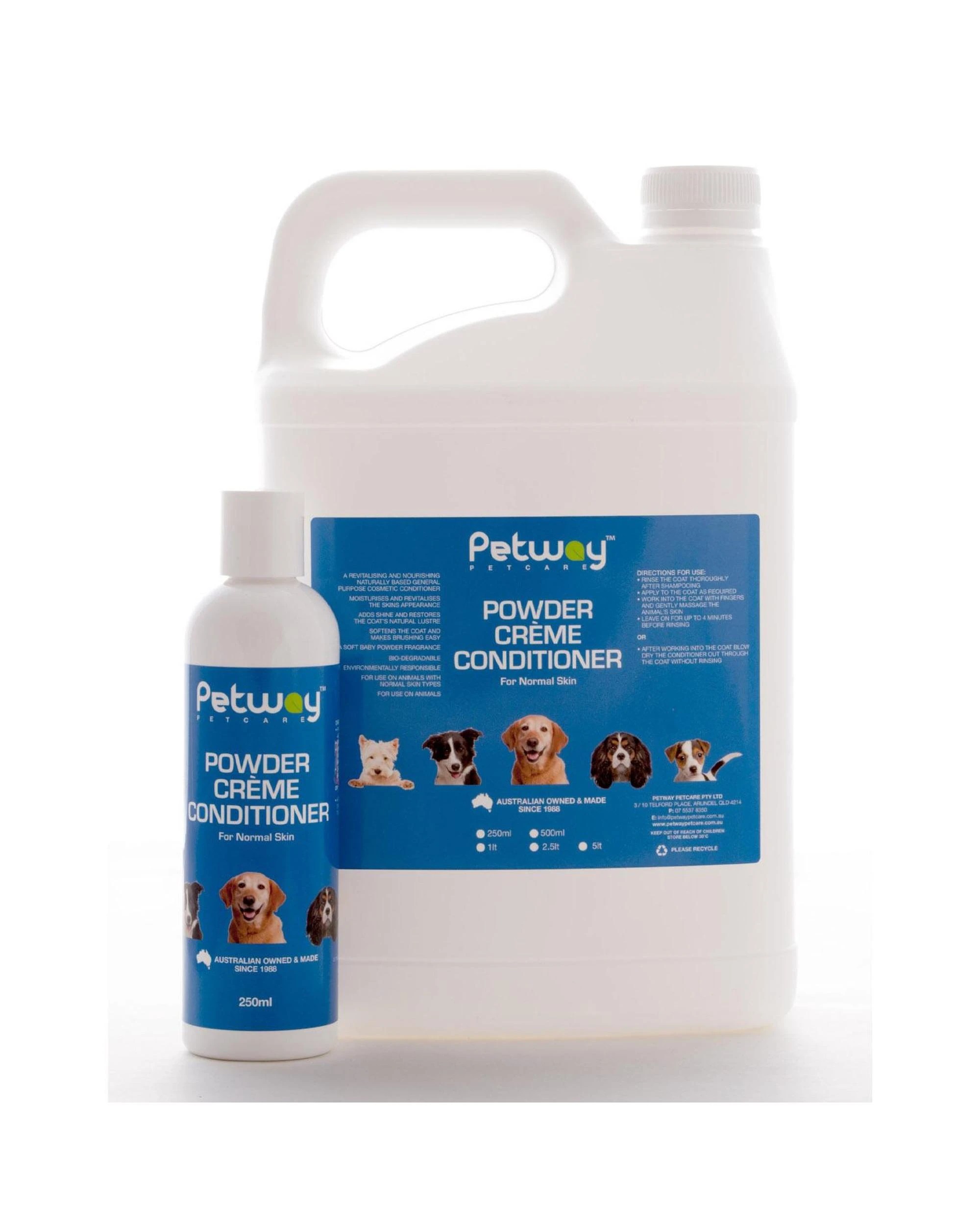 1 Petway Petcare Powder Crème Natural Pet Dog Grooming Conditioner 5L, 1 of 1