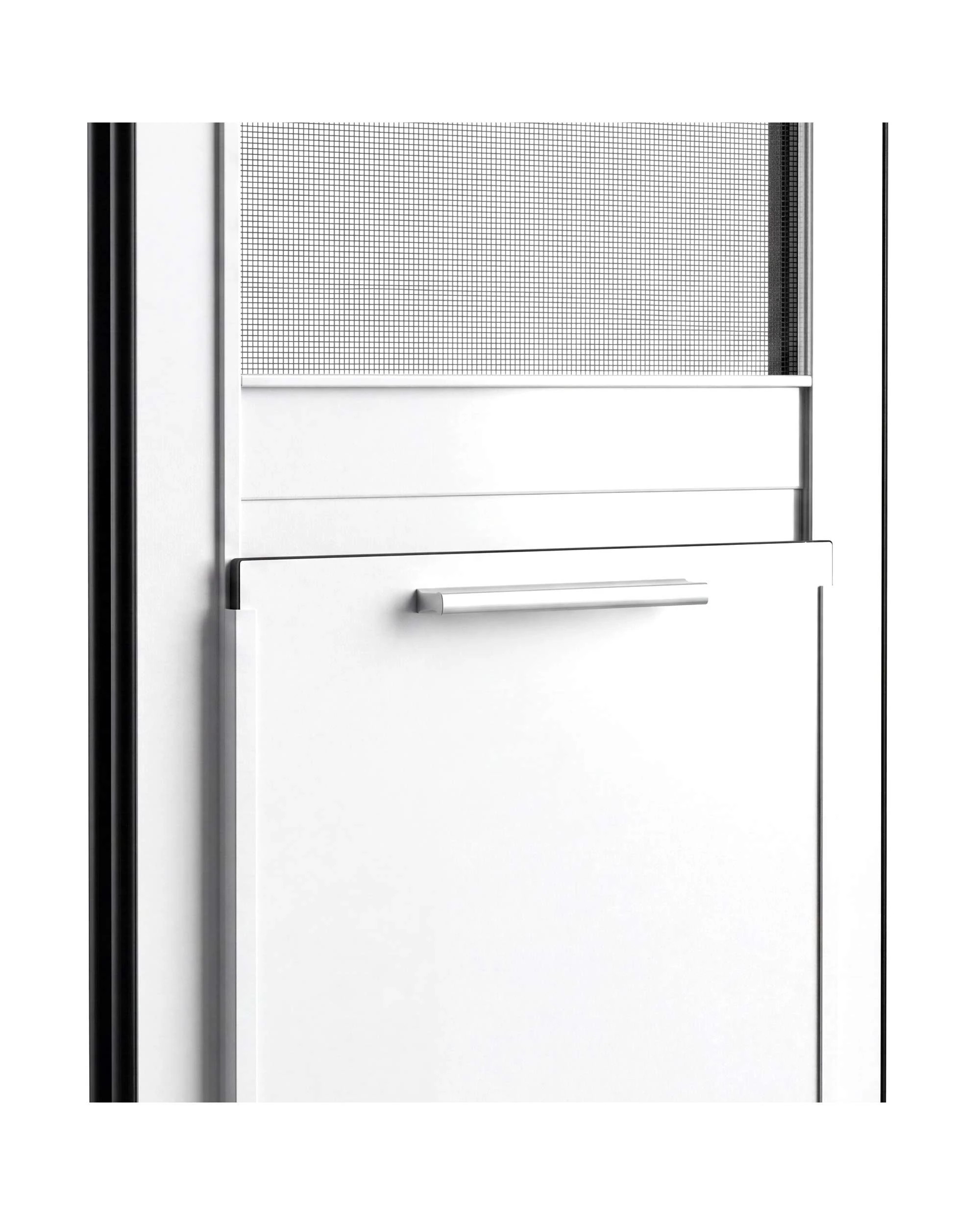 7 Advwin Aluminum Pet Door Insert for Sliding Glass Patio Door, Adjustable Height Lockable, 7 of 9