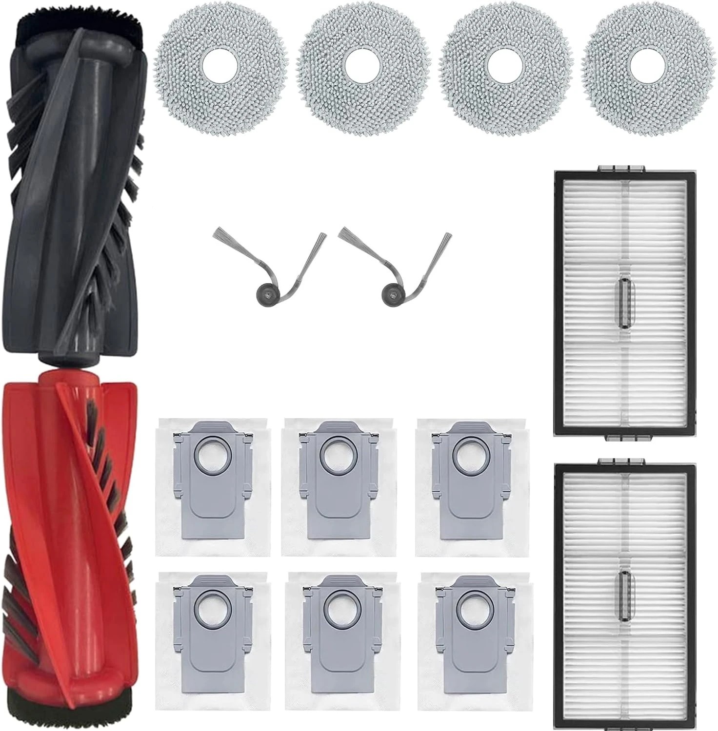 3 Hygieia Value Kit For Roborock Saros 10R Robot Vacuum Cleaner - Grey, 3 of 8