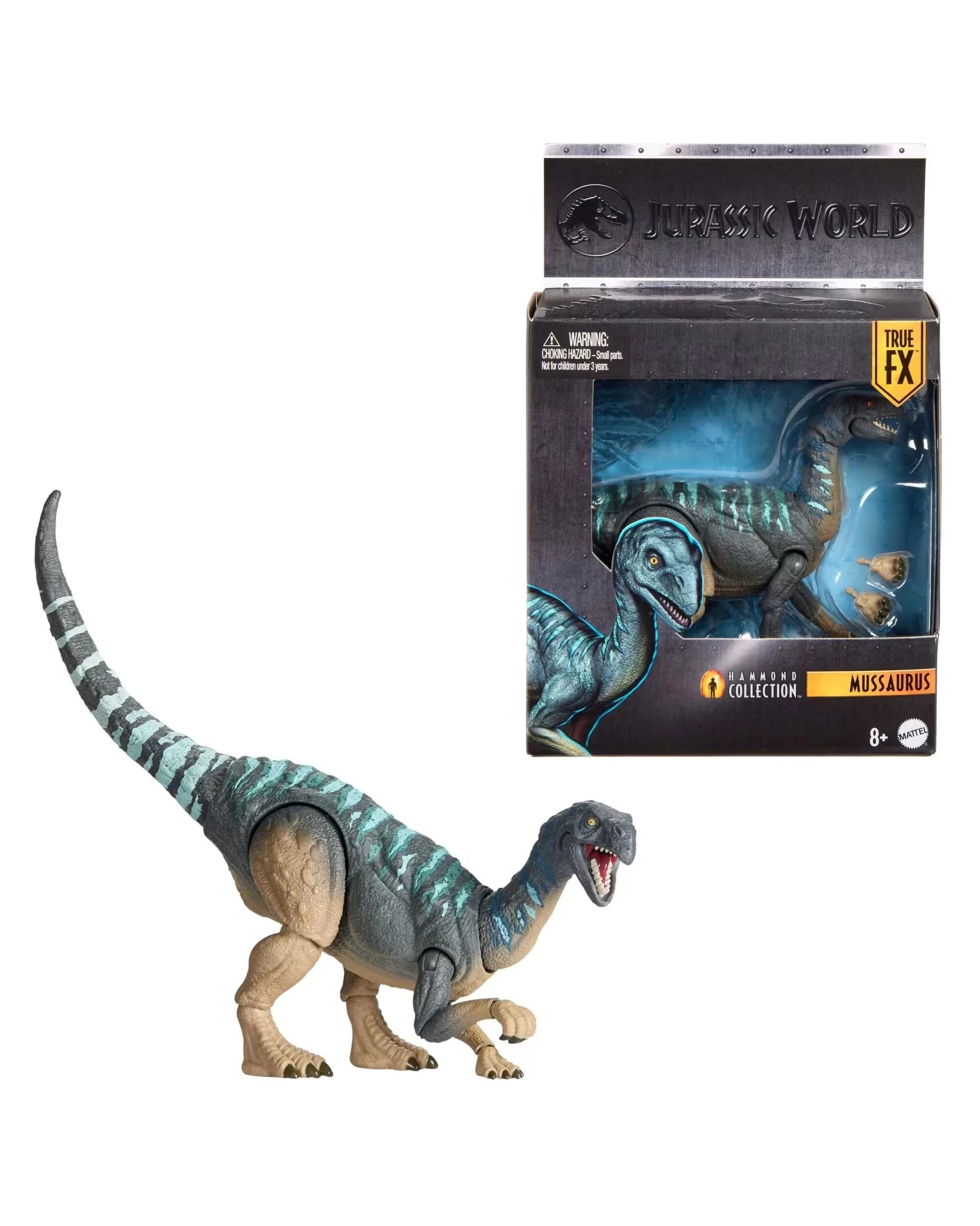1 Jurassic World Hammond Collection Mussaurus Dinosaur Action Figure, 1 of 6