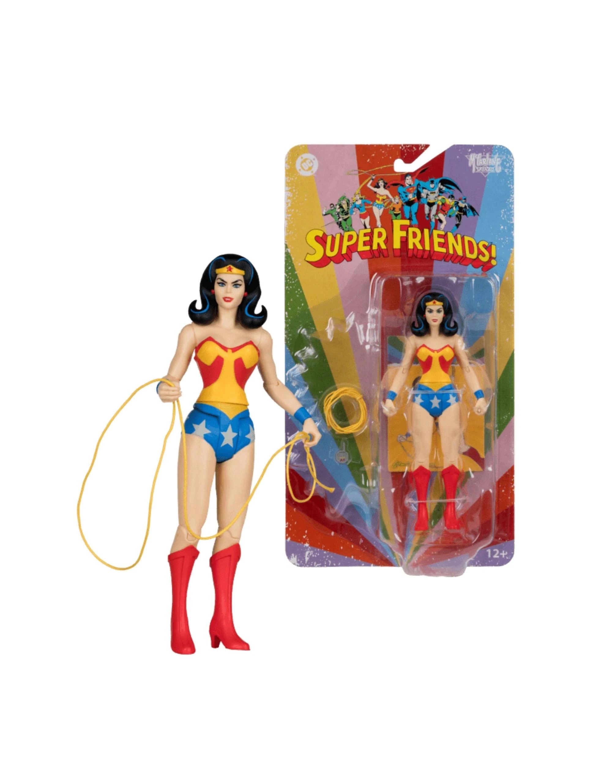 1 DC Comics Retro Super Friends Wonder Woman 6 inch Action Figure, 1 of 9