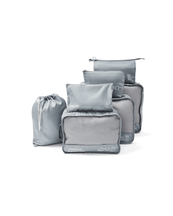 7 Piece Packing Cube - Grey