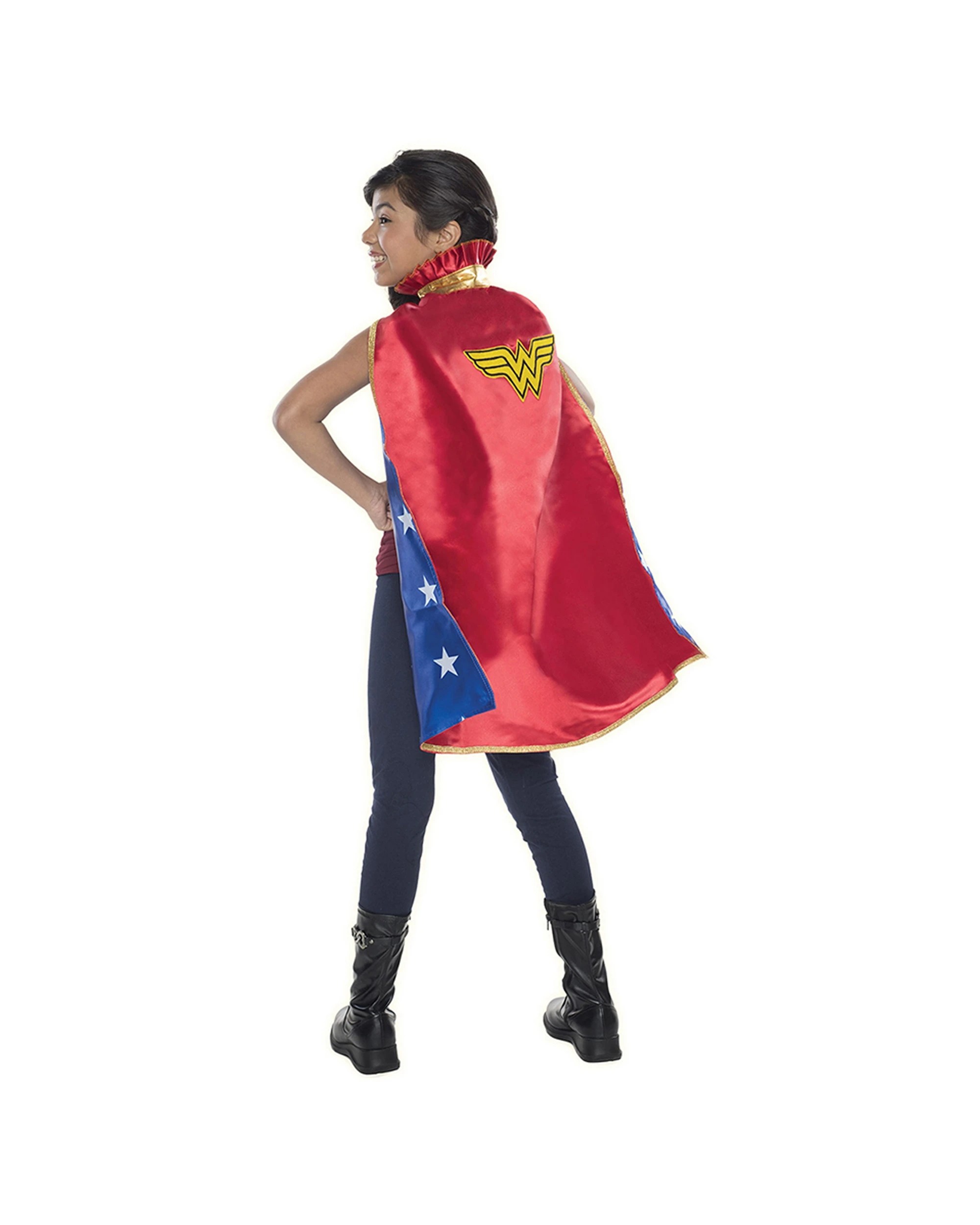 1 DC Wonder Woman Satin Cape Kids Children Costume - Multi, 1 of 2