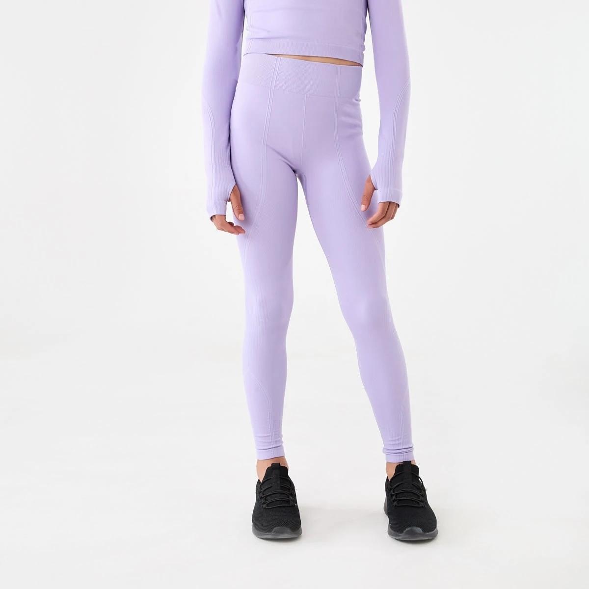 1 Active Kids Seamfree Leggings Ptl Purple, 1 of 7