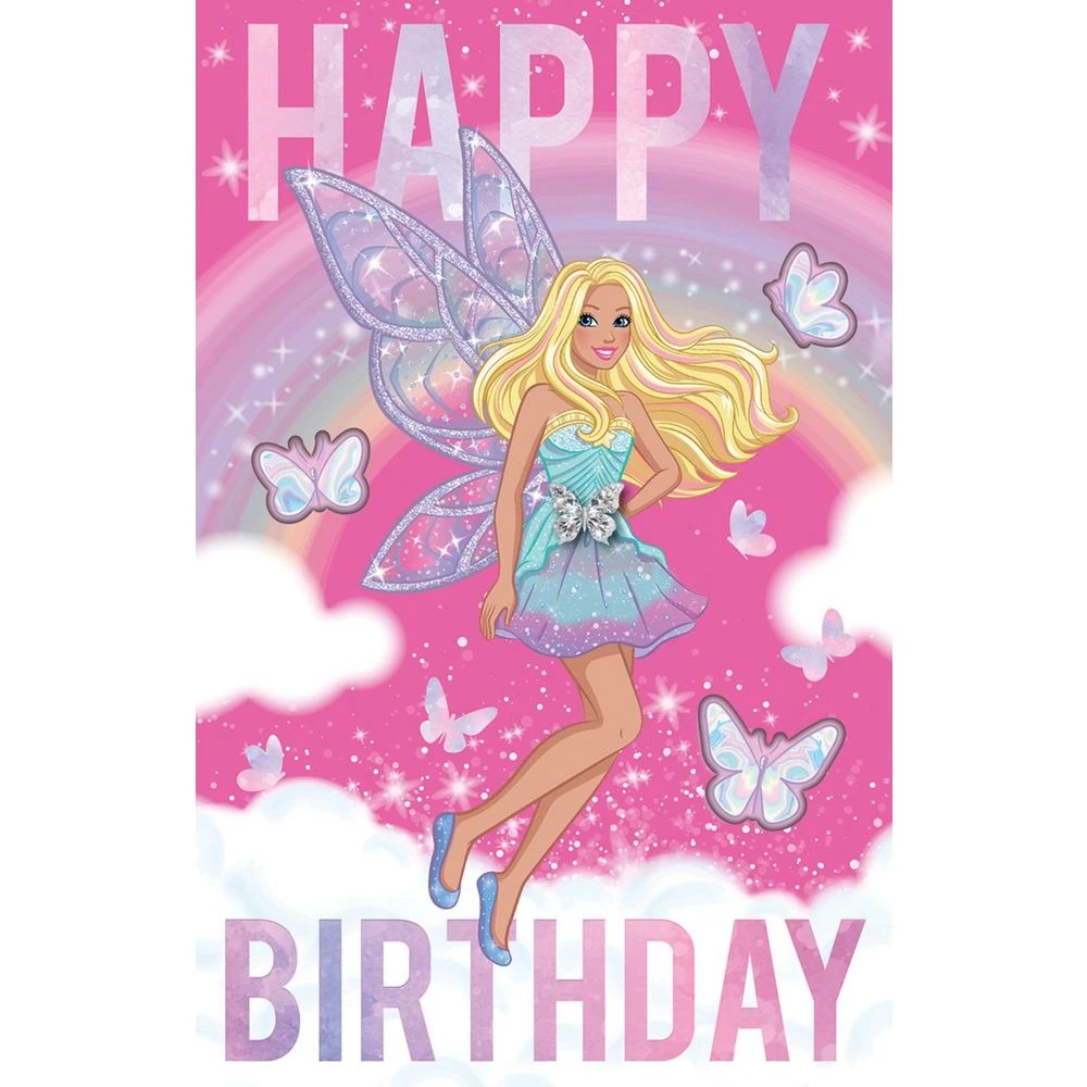 1 Premium Birthday Card Barbie, 1 of 1