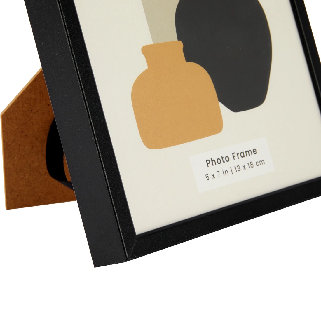 3 5in. x 7in. Metal Photo Frame - Black, 3 of 4