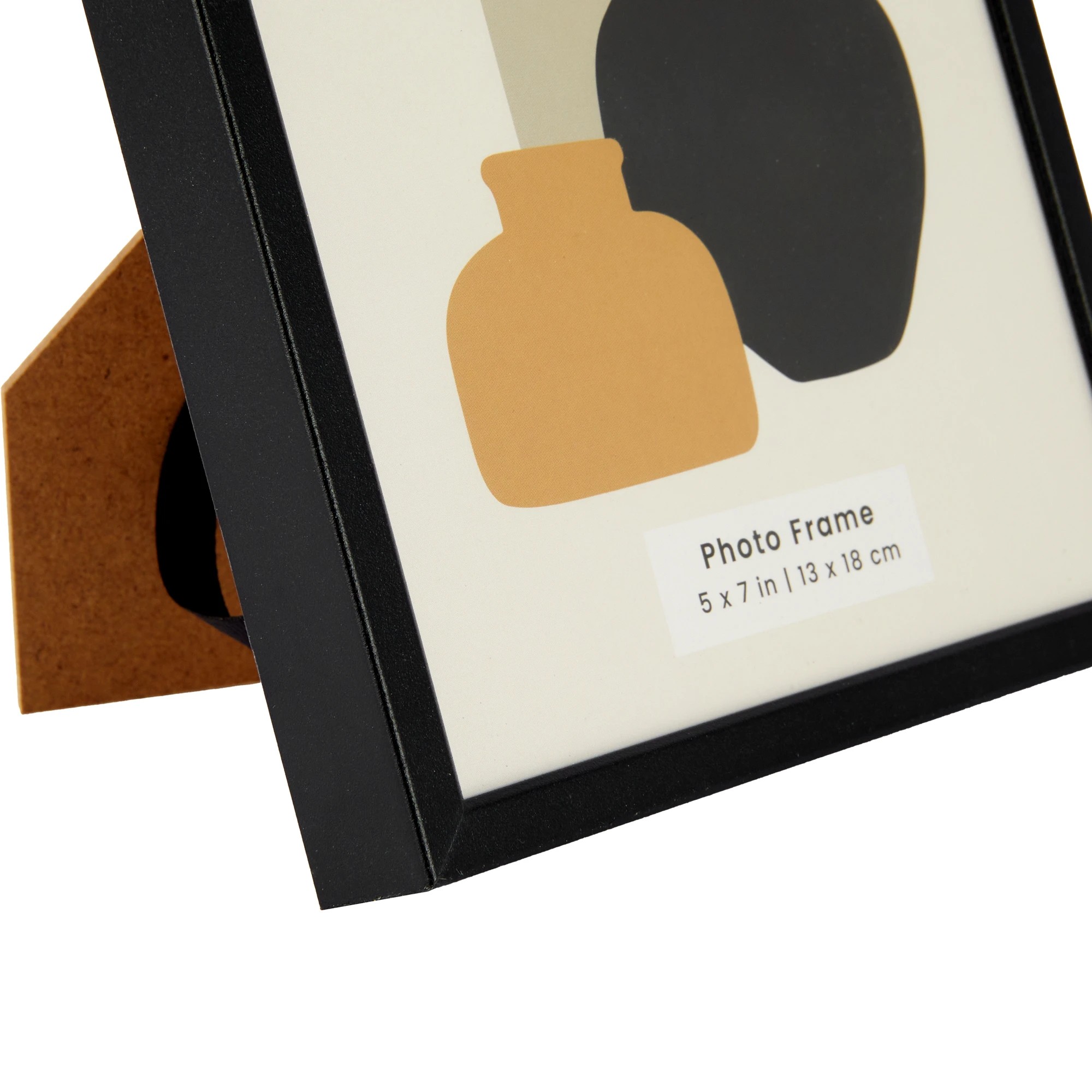 3 5in. x 7in. Metal Photo Frame - Black, 3 of 4