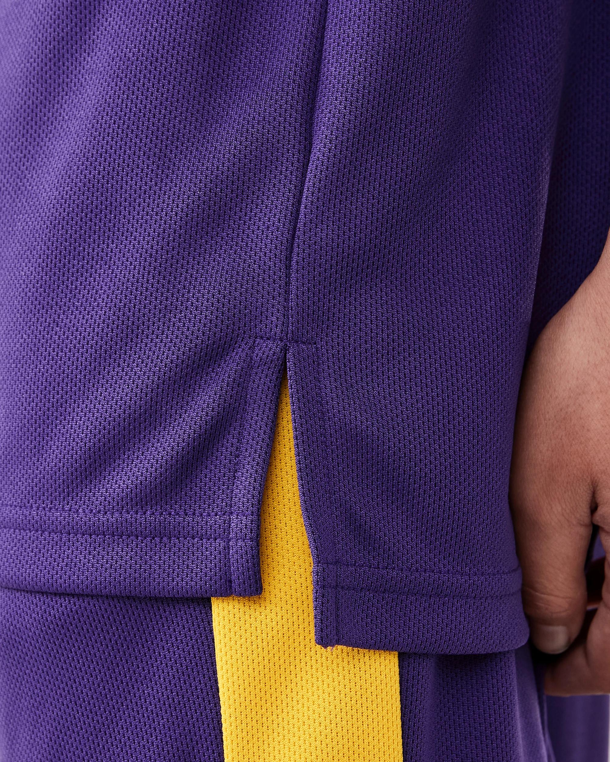 6 Official NBA Kids Mesh Tank PURPLE LAKERS, 6 of 8