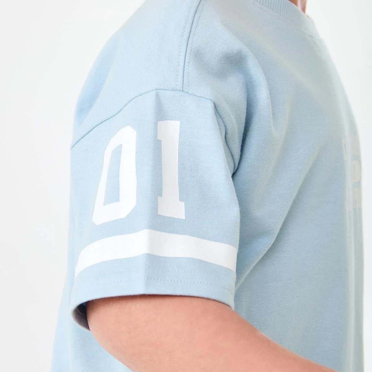 5 Short Sleeve Oversized Print T-shirt CALIFORNIA CHAMPIONS BLUE, 5 of 7