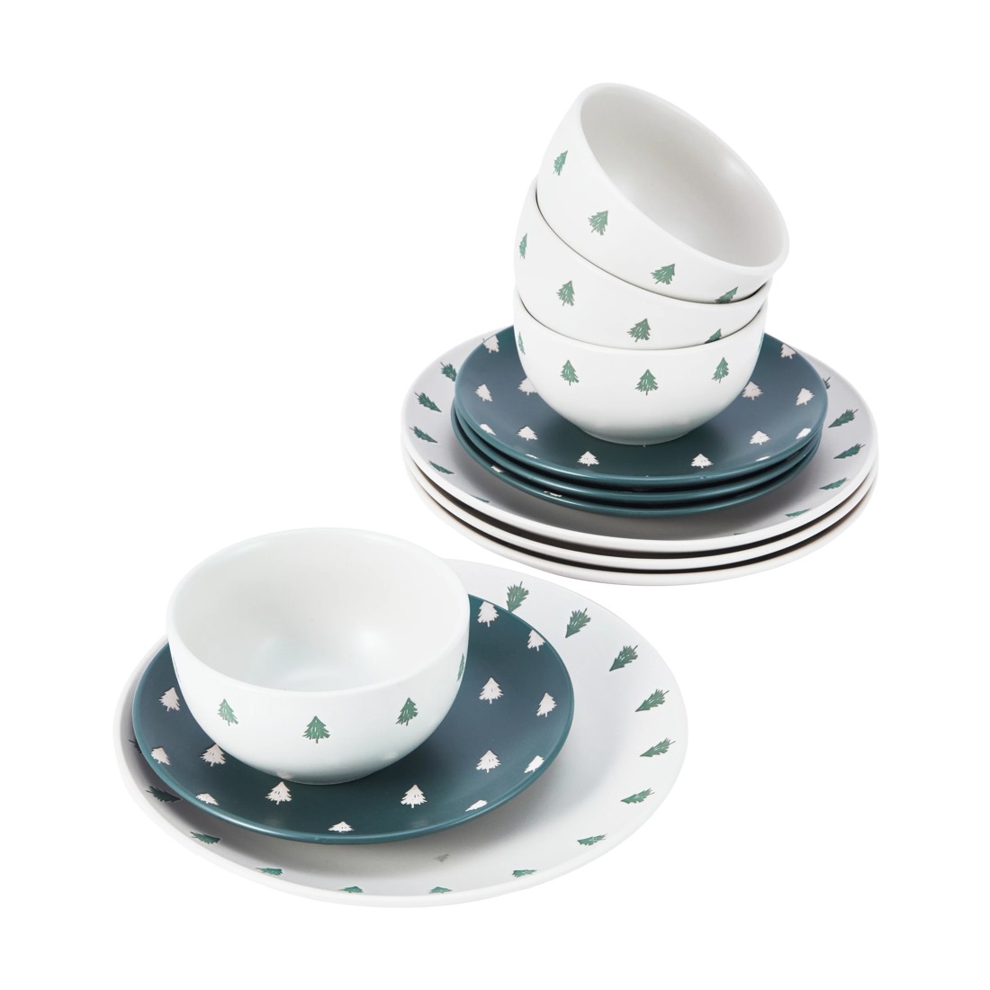 2 12 Piece Natural Trees Dinner Set, 2 of 7