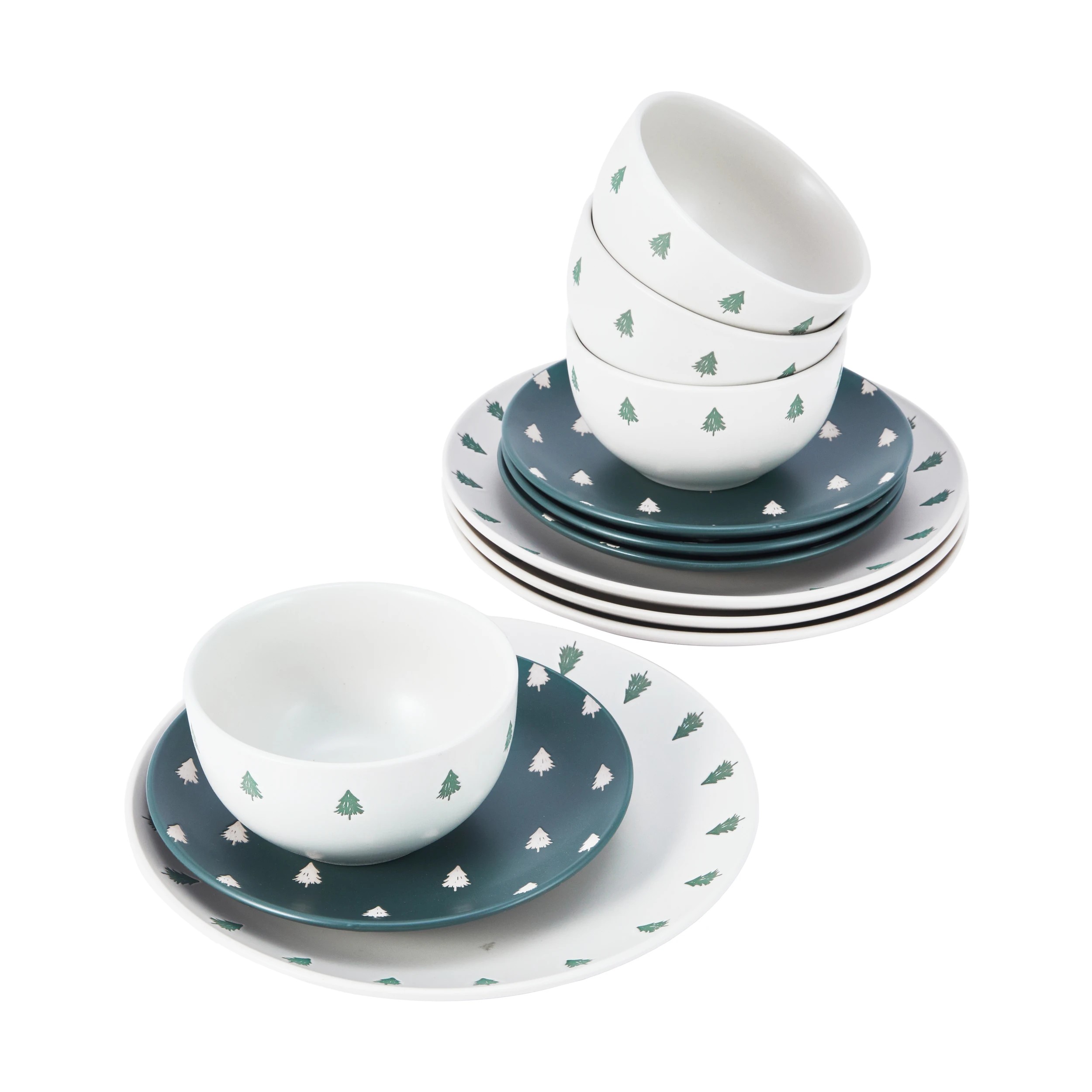 2 12 Piece Natural Trees Dinner Set, 2 of 7