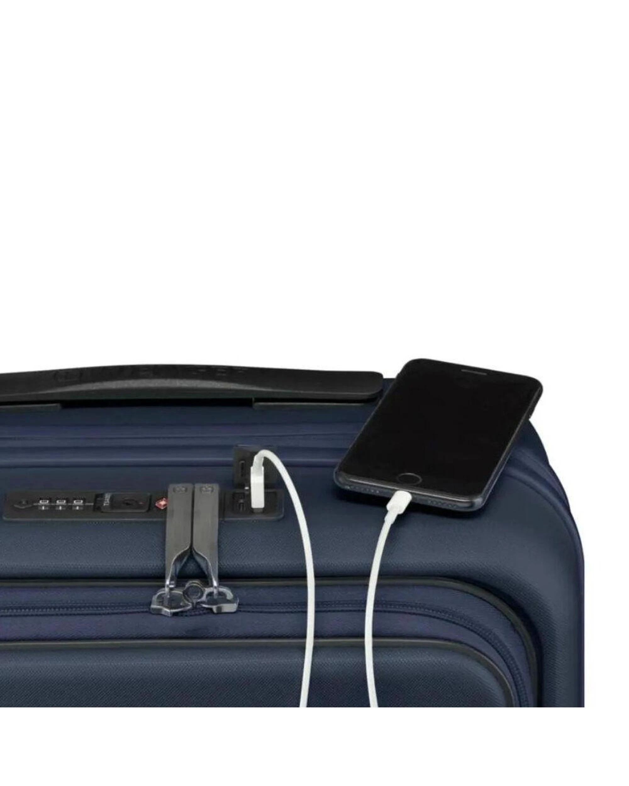 8 Wenger Skyon Hardside 2 Piece Luggage Set Navy Blue, 8 of 9