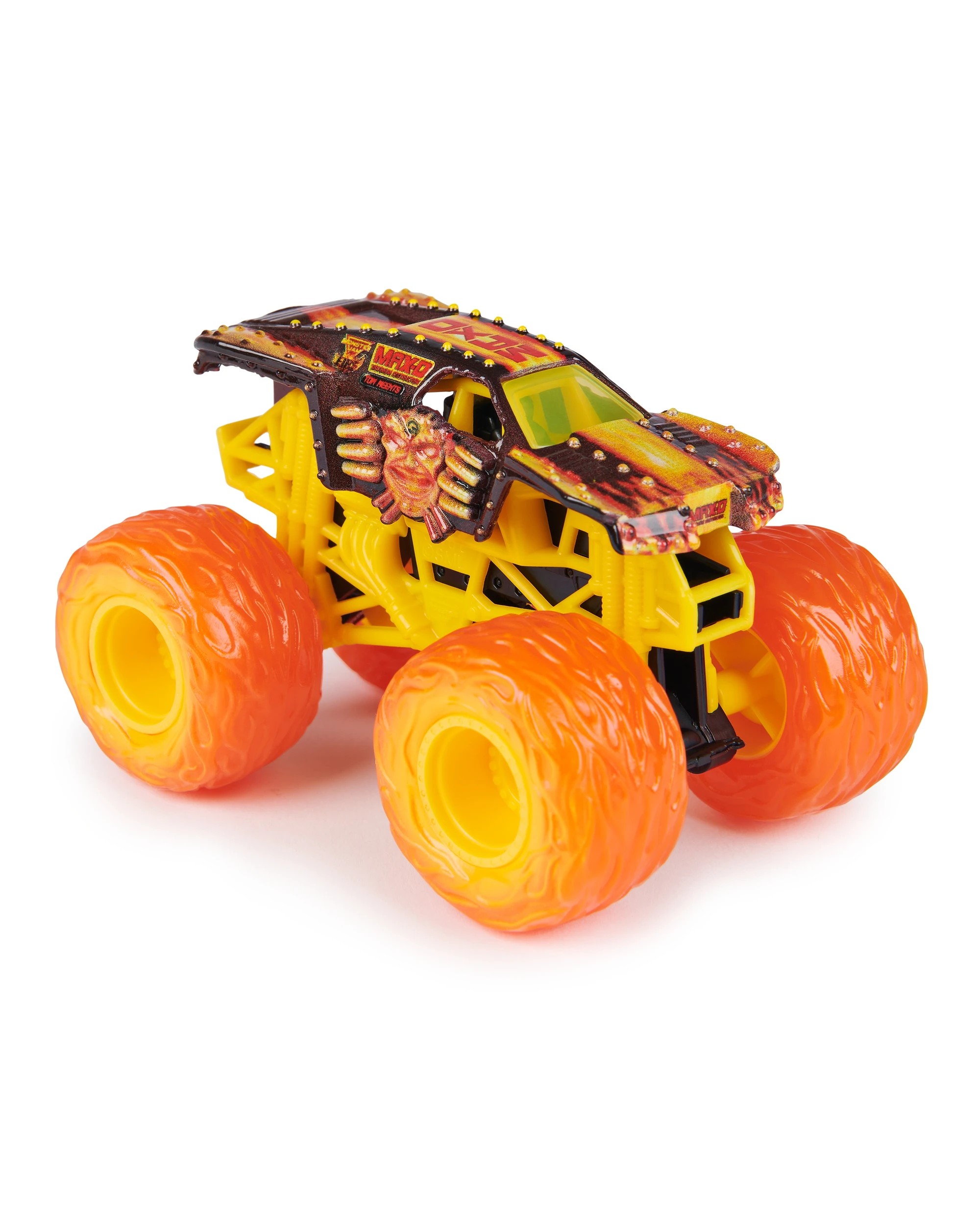 5 2 Pack Monster Jam 1:64 Scale True Metal Fire and Ice Trucks - Assorted, 5 of 8