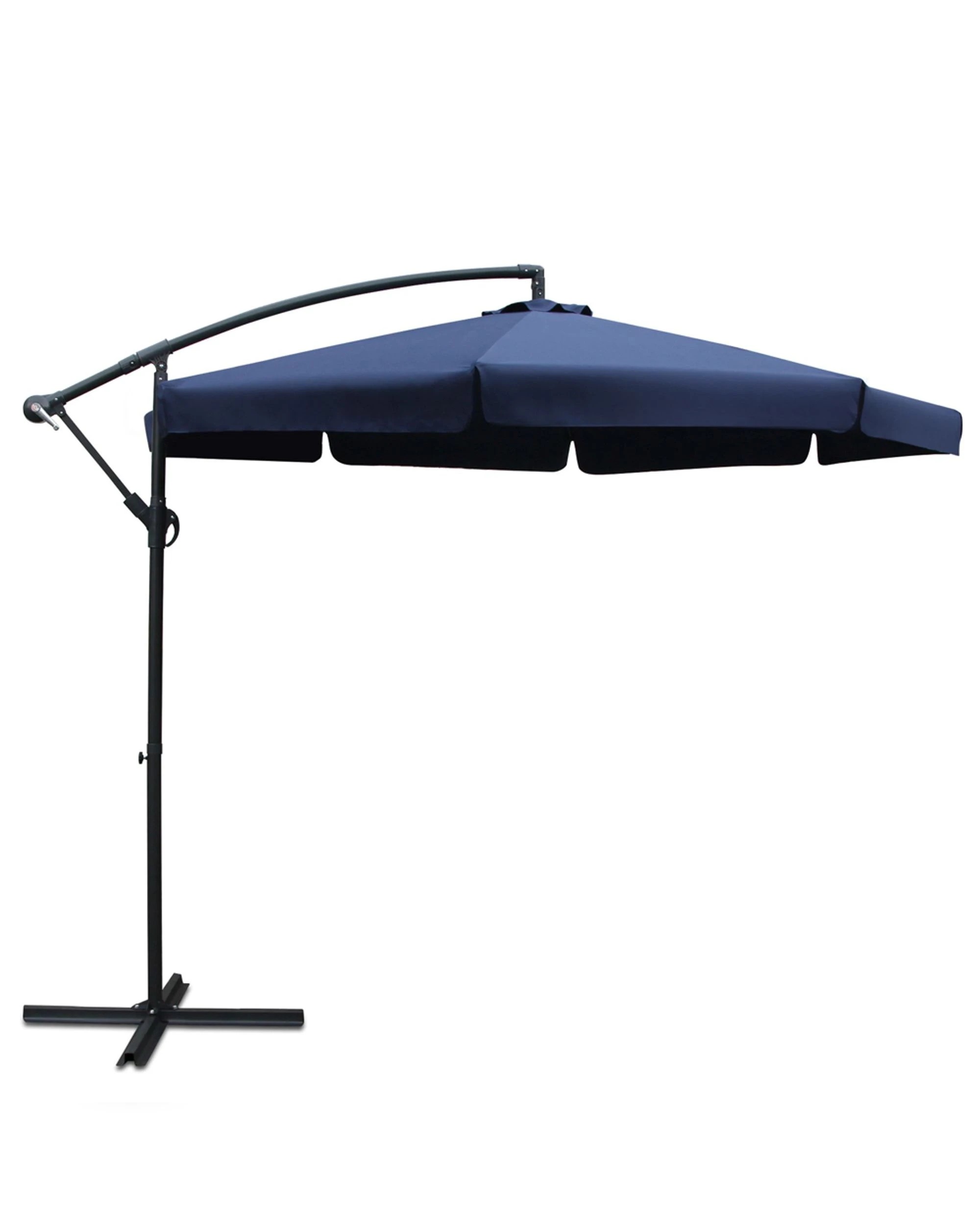 1 Instahut 3m Outdoor Umbrella Cantilever Garden Beach Patio - Blue, 1 of 5