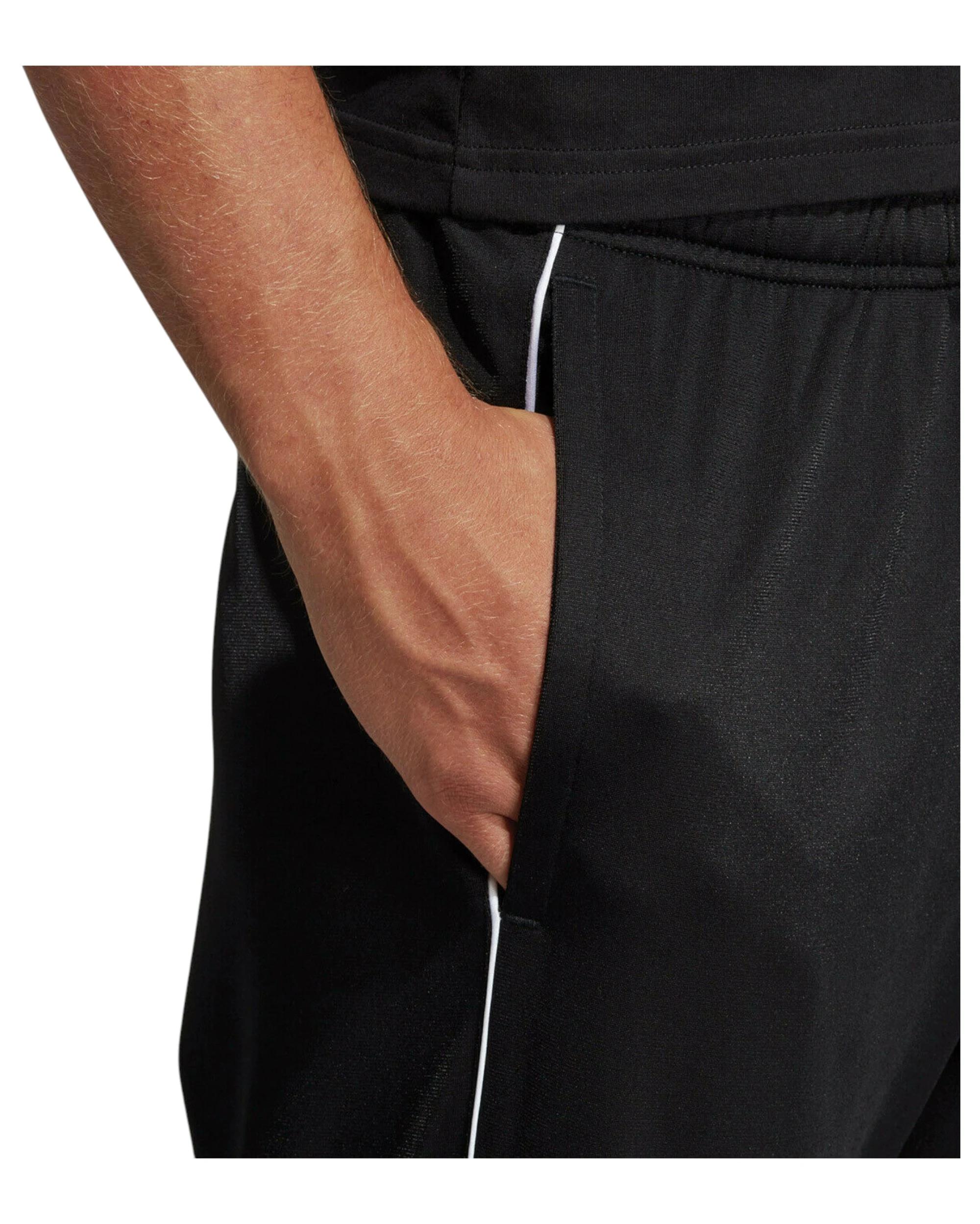 4 Adidas 3 Pack Mens Core 18 Tracksuit Bottoms Track Pants BLACK, 4 of 4