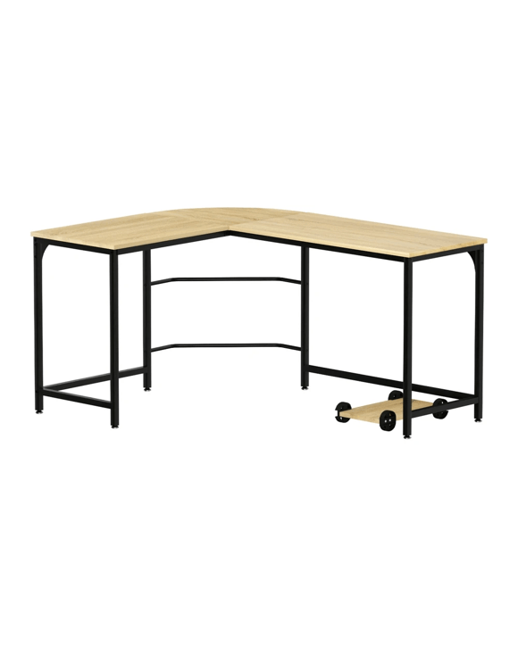 Artiss Corner Computer Desk L-shaped Student Home Office Study Workstation