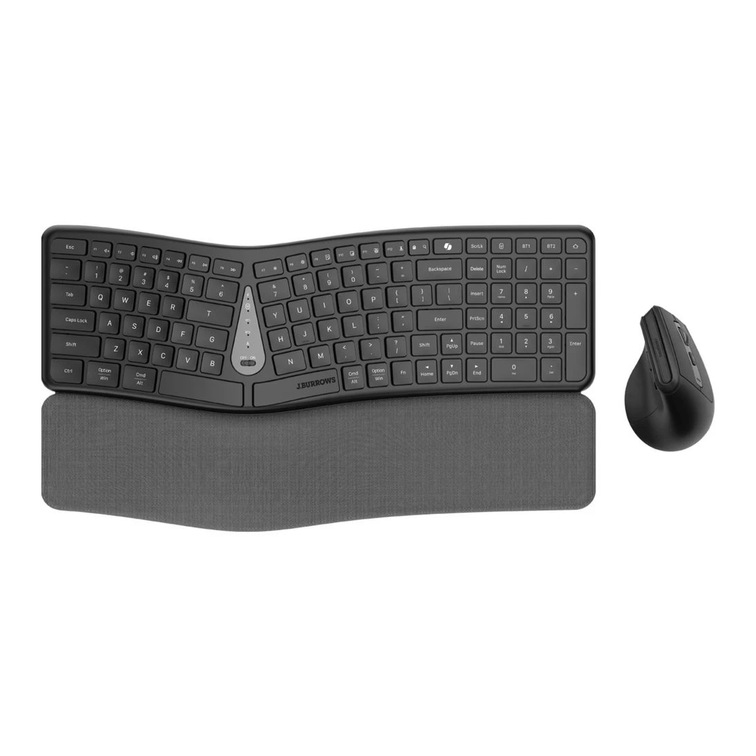 1 J.Burrows MK550 Wireless Ergonomic Keyboard and Mouse Combo, 1 of 5