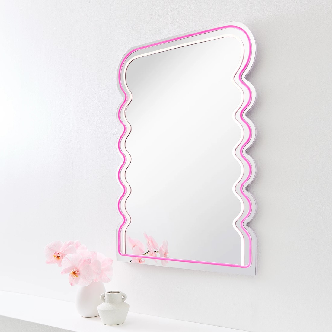 2 Wavy LED Mirror, 2 of 7