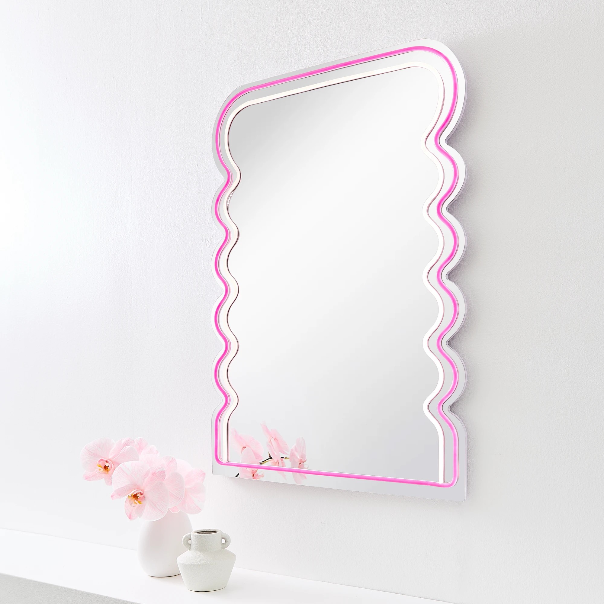 2 Wavy LED Mirror, 2 of 7