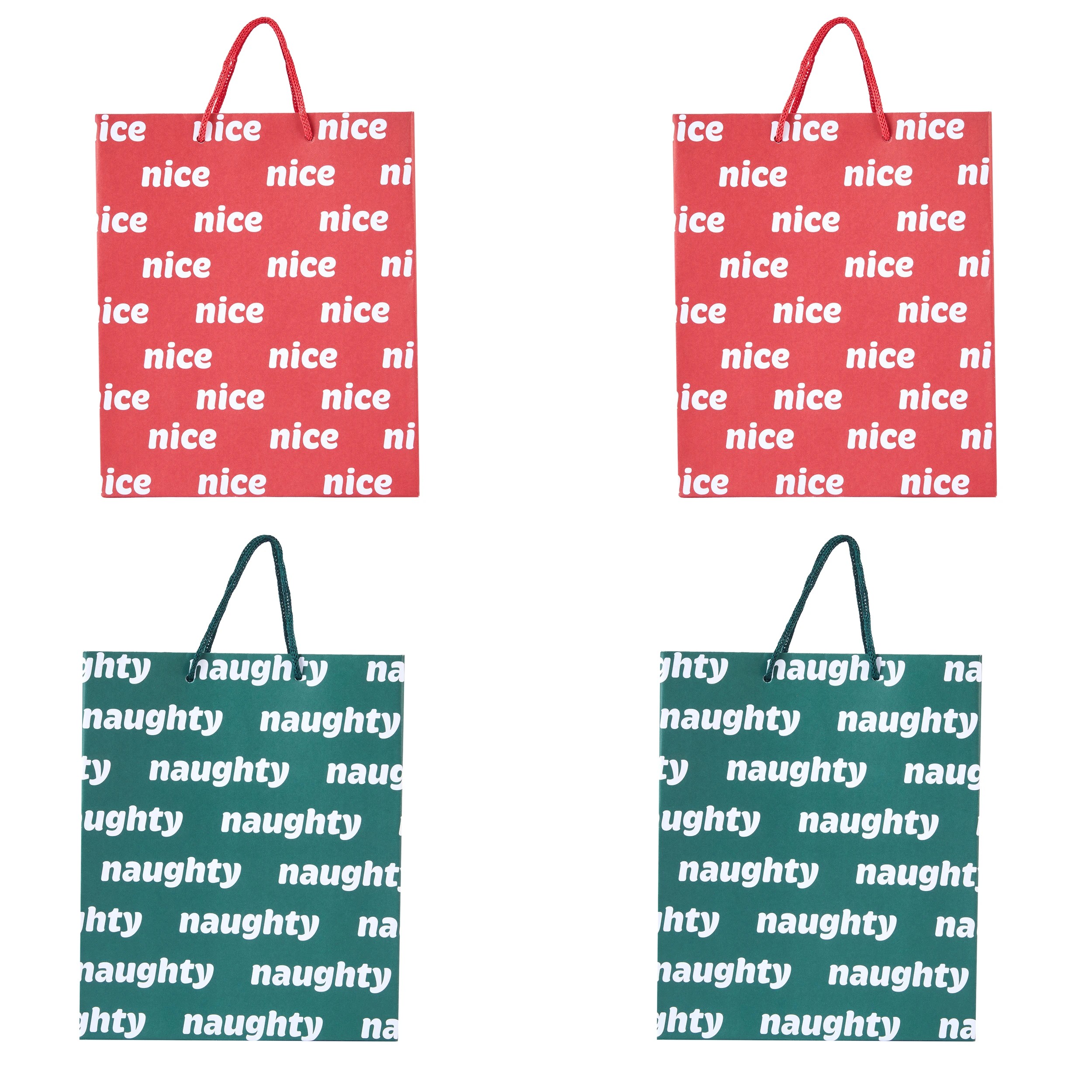 4 4 Pack Christmas Gift Bags - Medium, Assorted, 4 of 6
