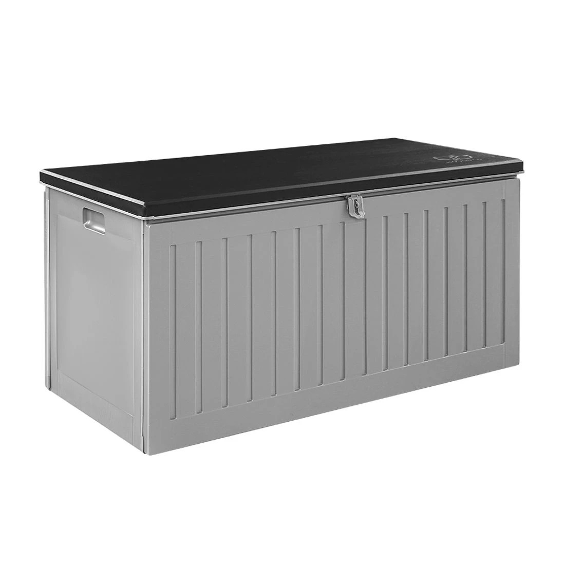 4 Gardeon Outdoor Storage Box 270L Container Lockable Garden Bench Tool Shed - Black, 4 of 8