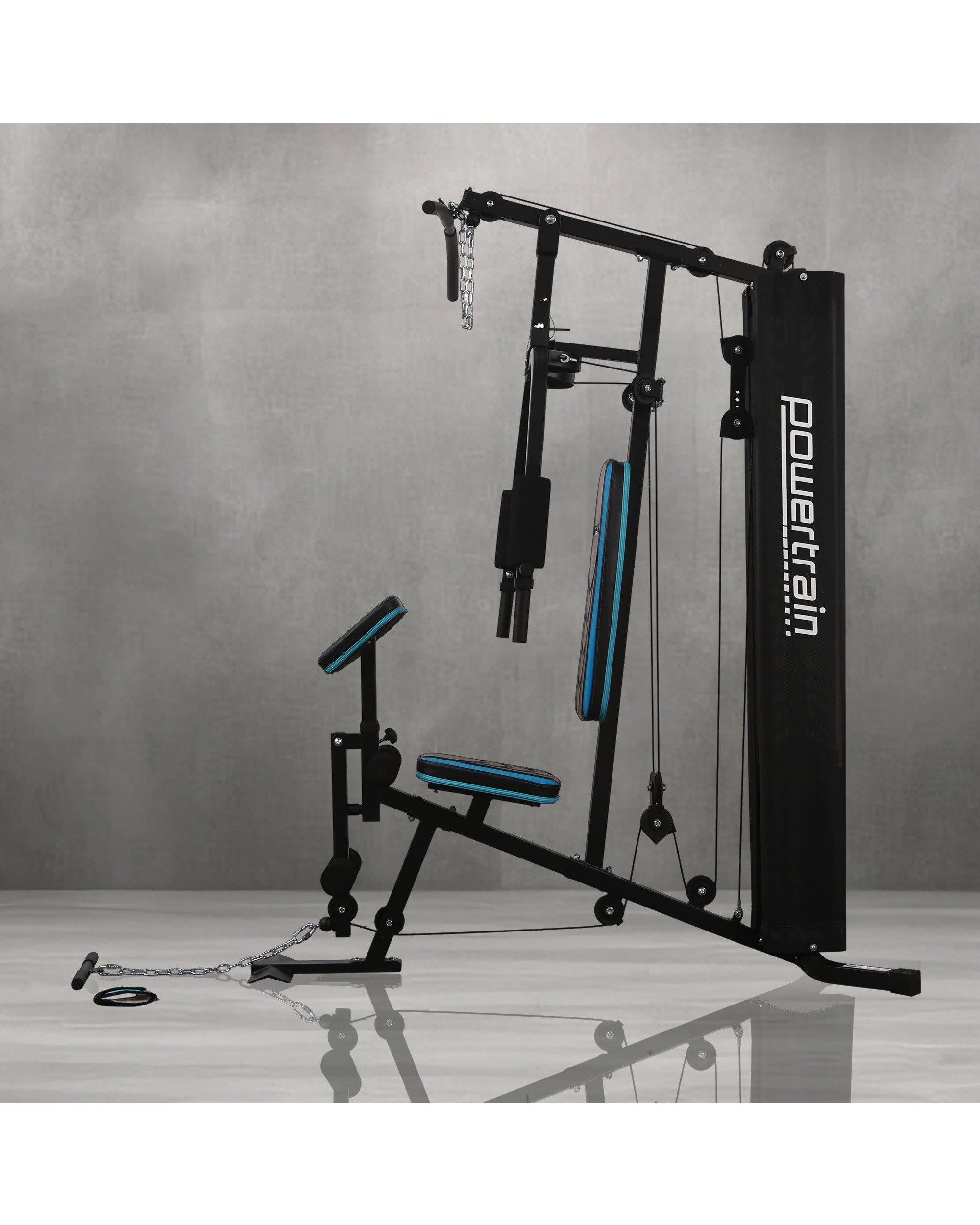 6 Powertrain JX-300 Multi Station Home Gym 44kg Weight Cable Machine, 6 of 7