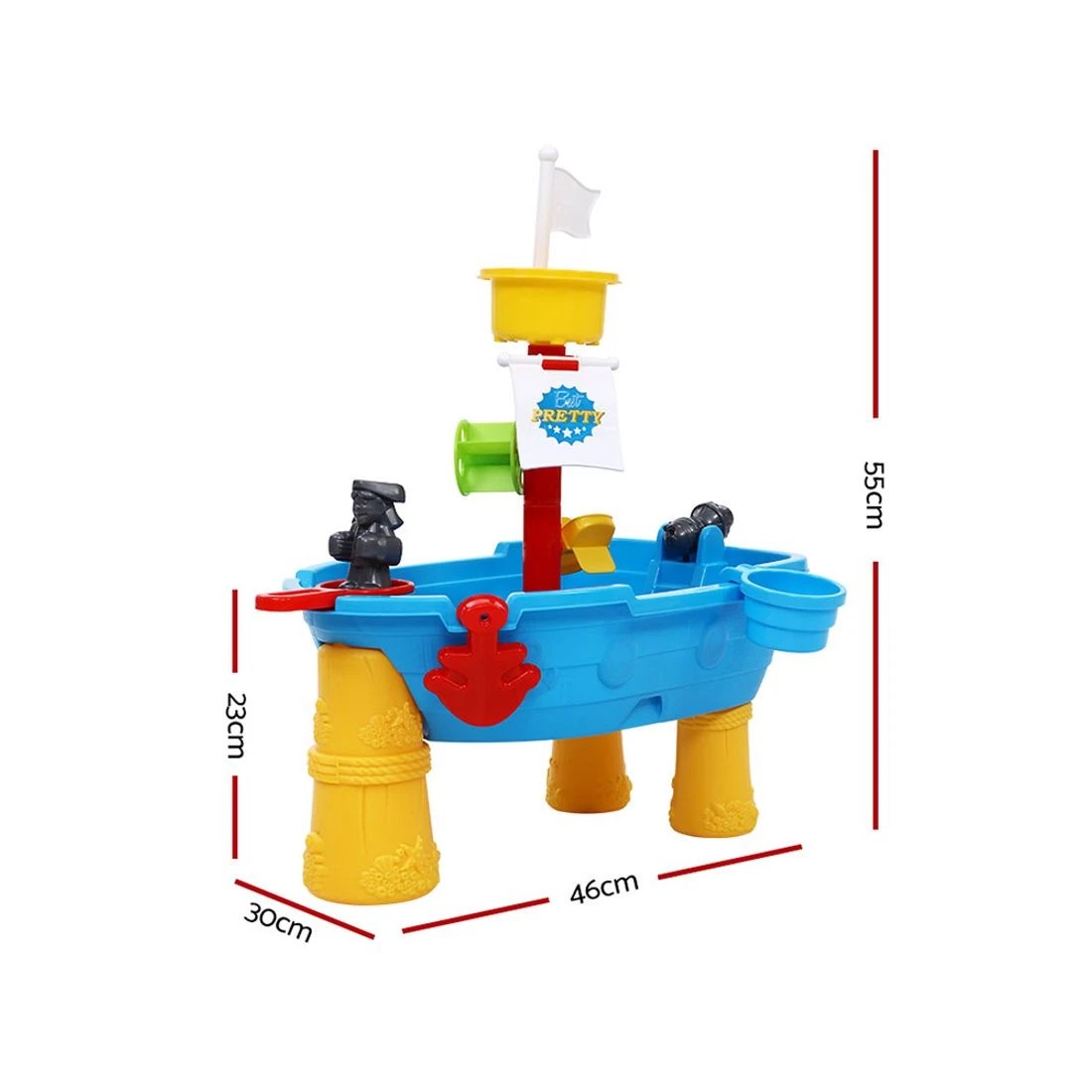 3 Keezi Kids Sandpit Pretend Play Set Outdoor Toys Water Table Activity Play Set - Multi, 3 of 5