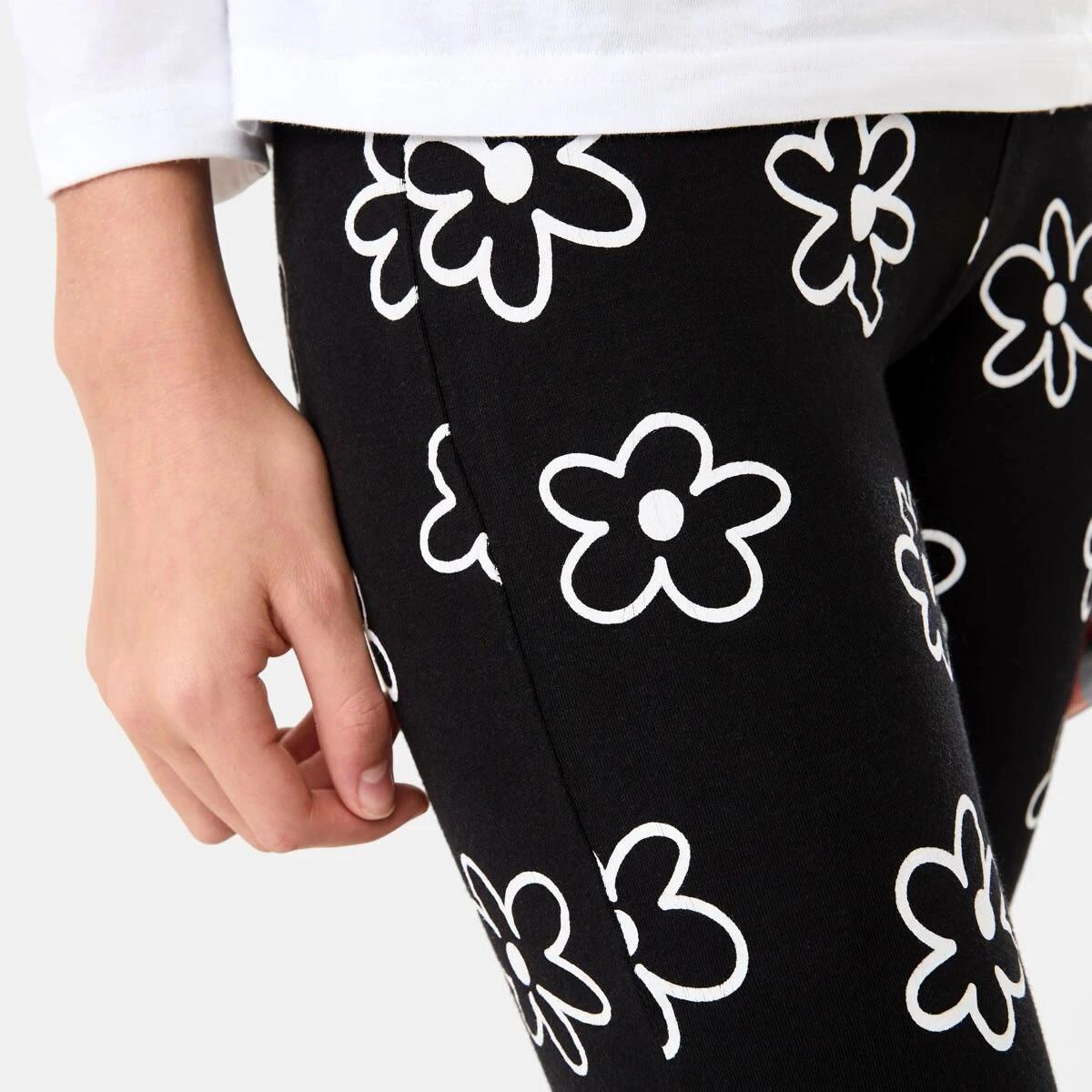 3 Print Flare Leggings Floral, 3 of 9