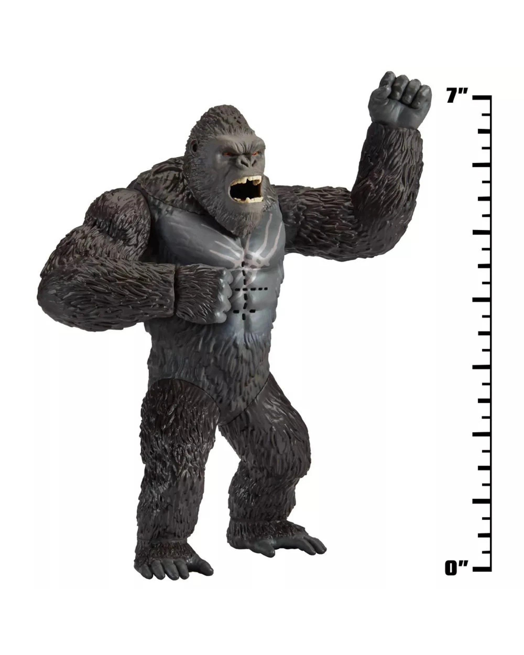 4 Godzilla x Kong The New Empire Battle Roar Kong 7 inch Figure, 4 of 6