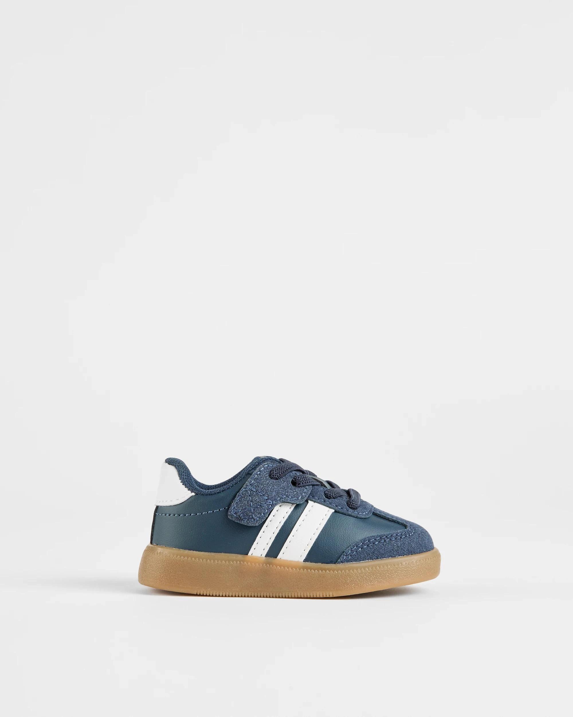 1 Target Baby Baby Boys First Walker Sneaker - Canterbury NAVY, 1 of 3