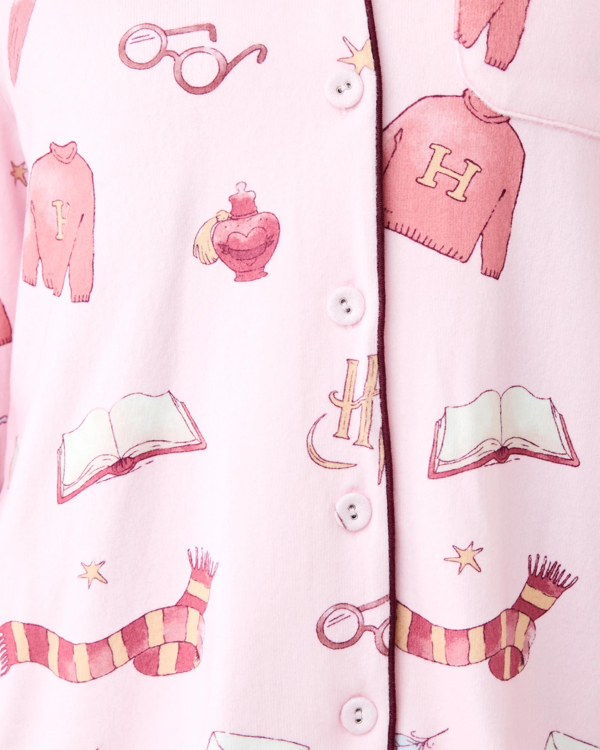 7 Harry Potter License Family Matching Supersoft Button Through Pyjama Set Pnk Hp, 7 of 9