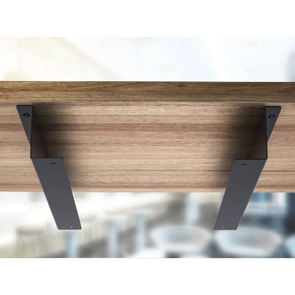 4 POS-mate Cash Drawer Under Counter Mounting Brackets Black, 4 of 5