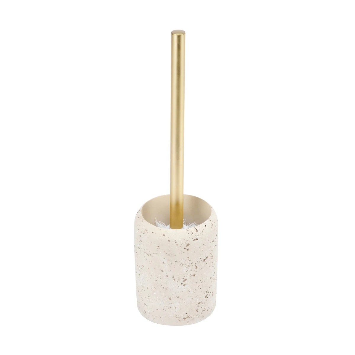 3 Travertine Look Toilet Brush, 3 of 9