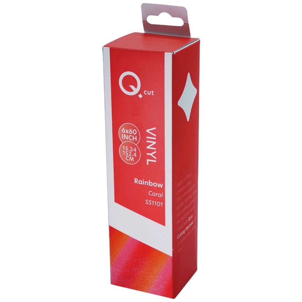 1 Qcut Specialty Vinyl Coral Rainbow, 1 of 3