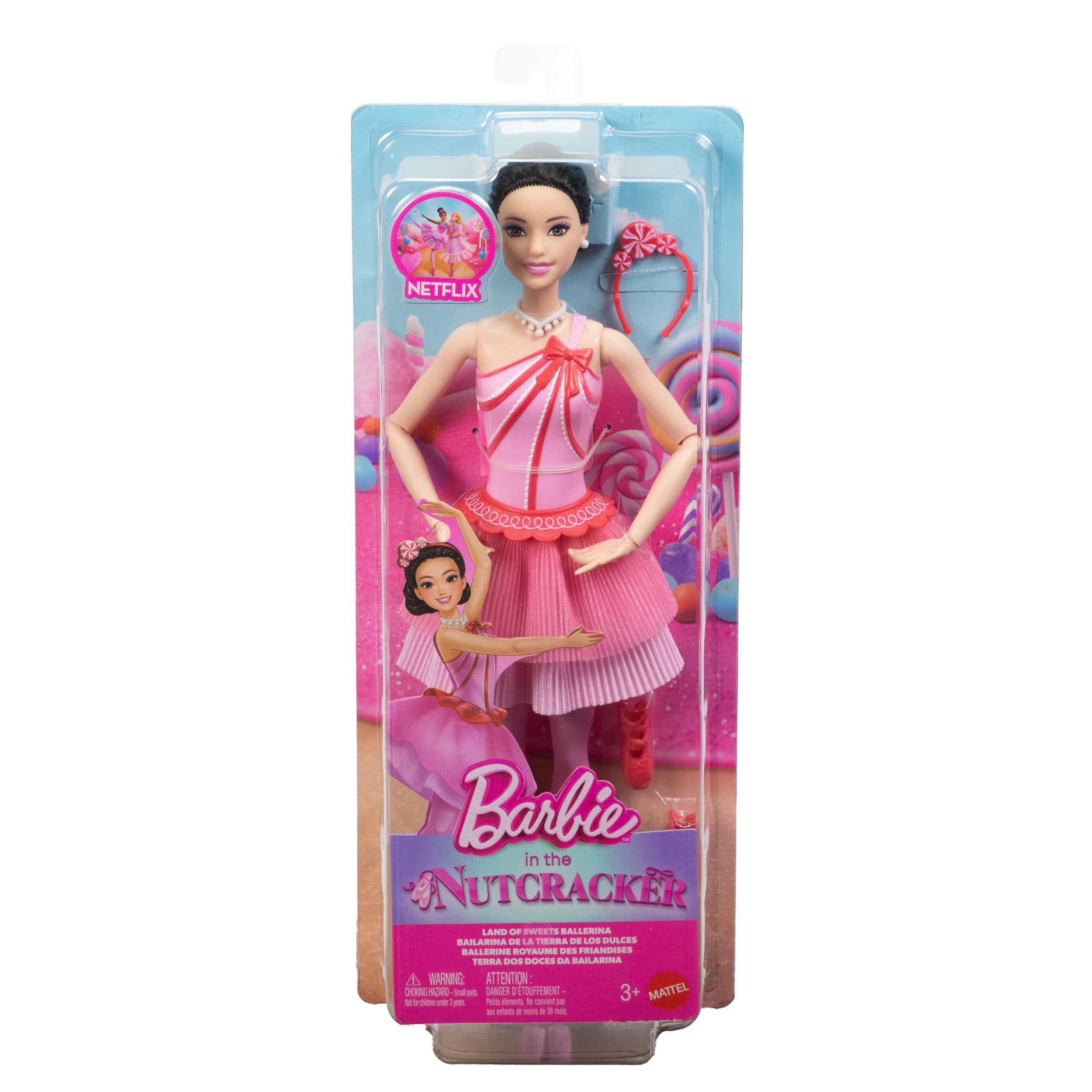 1 Barbie in the Nutcracker Land of Sweets Ballerina Renee Doll, 1 of 7