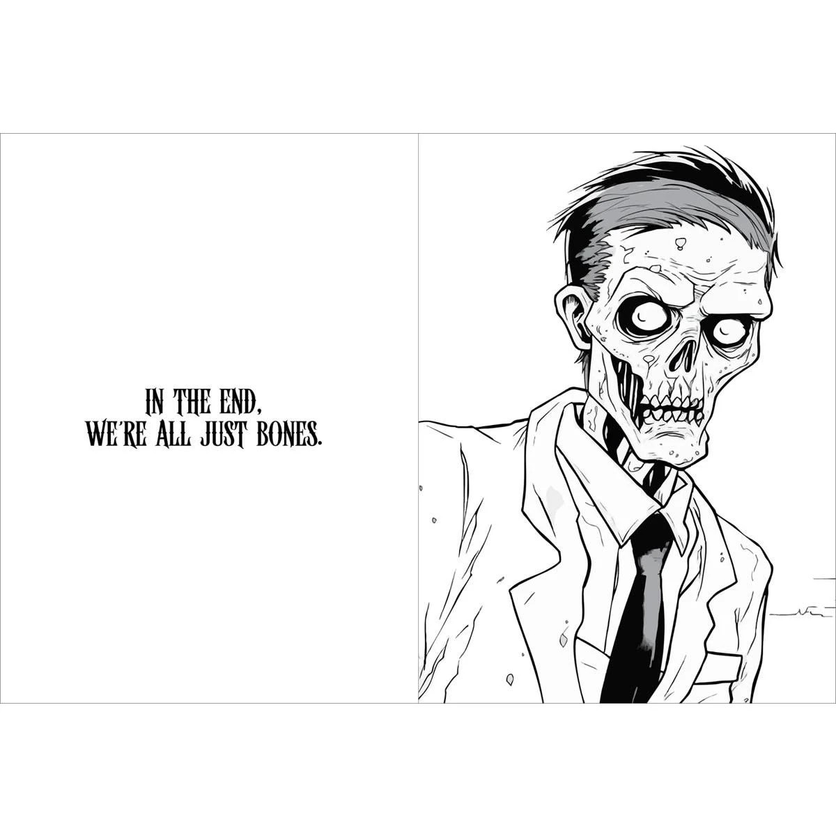 4 The Gothika Series: The Undead Creepy Colouring Book, 4 of 5