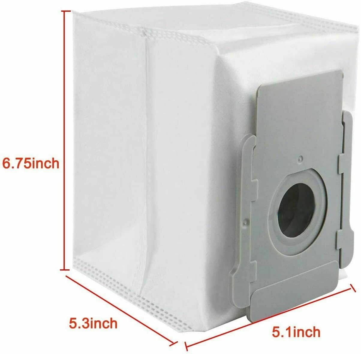 6 Hygieia 3 Bags For IRobot Roomba I, S & J Series & Combo 10 Max Robot Vacuum Cleaners - White, 6 of 6