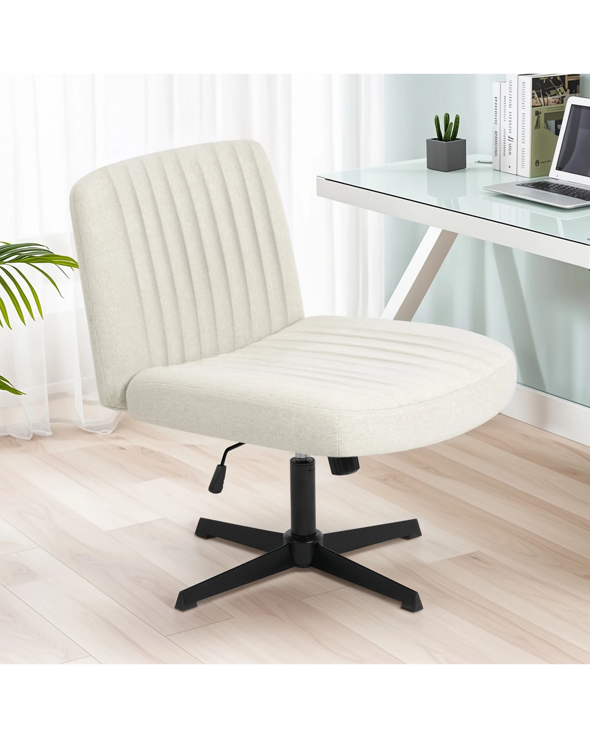 3 Advwin Armless Cross-Legged Office Chair, 3 of 9